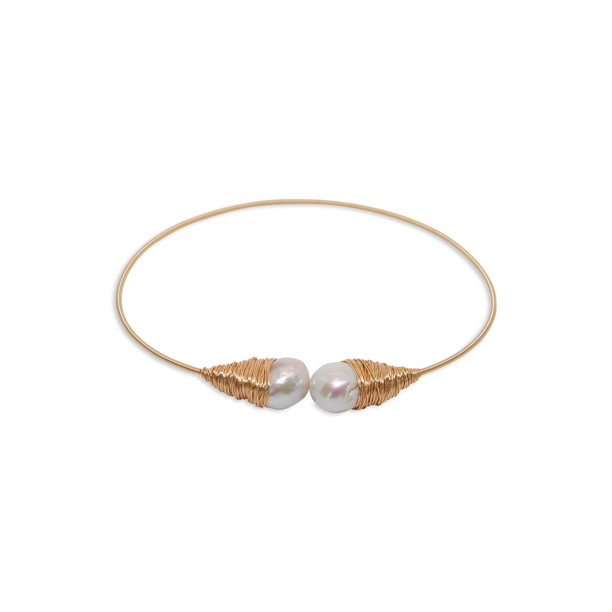 Elegant Baroque Pearl Gold Filled Necklace – Vintage Inspired Jewelry for Women | Perfect for Weddings, Parties & Special Occasions