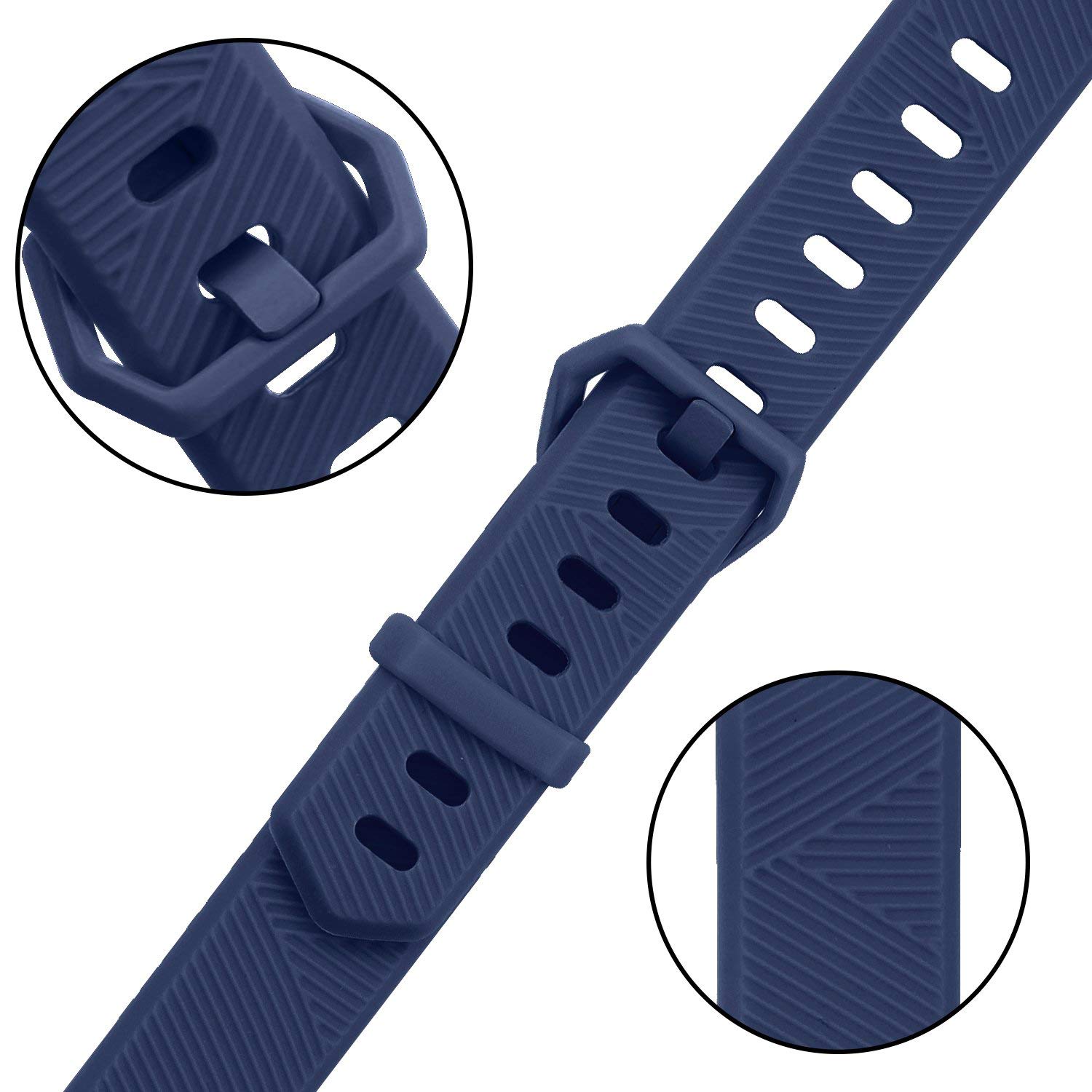 3 Pack Replacement Bands Compatible with Fitbit Alta & Alta HR - Adjustable Soft Silicone Sport Wristbands for Women & Men - Perfect for Fitness Tracking, Running & Daily Wear