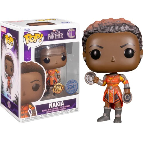 Black Panther Legacy Collection Nakia Pop! Vinyl Figure - Exclusive Edition [1110] - Marvel Collectible for Fans & Display