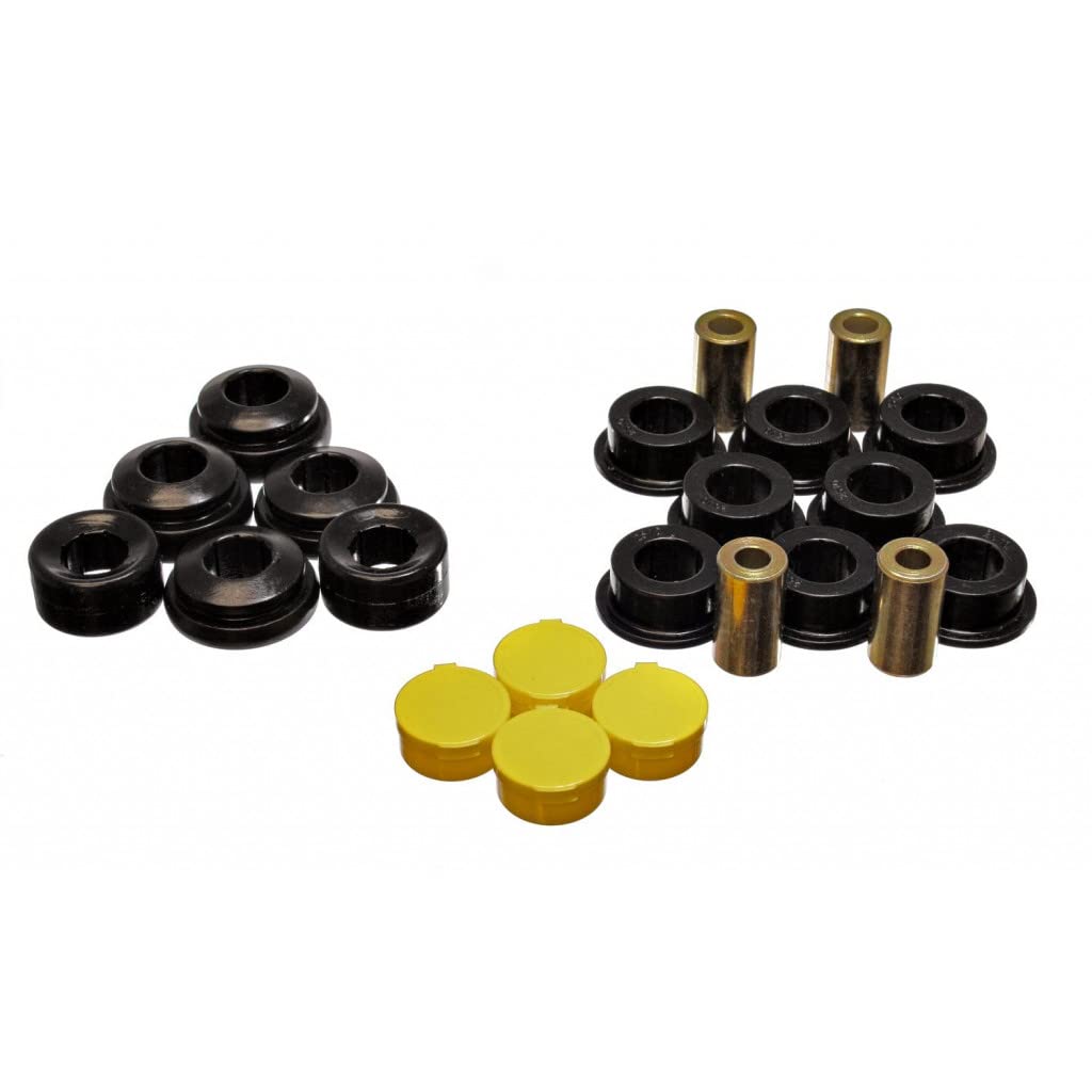 Energy Suspension Control Arm Bushing Set Rear Black for 2001-2004 Honda Civic (16.3118G) | Improve Ride Comfort & Handling | Perfect for Daily Driving & Performance Upgrades