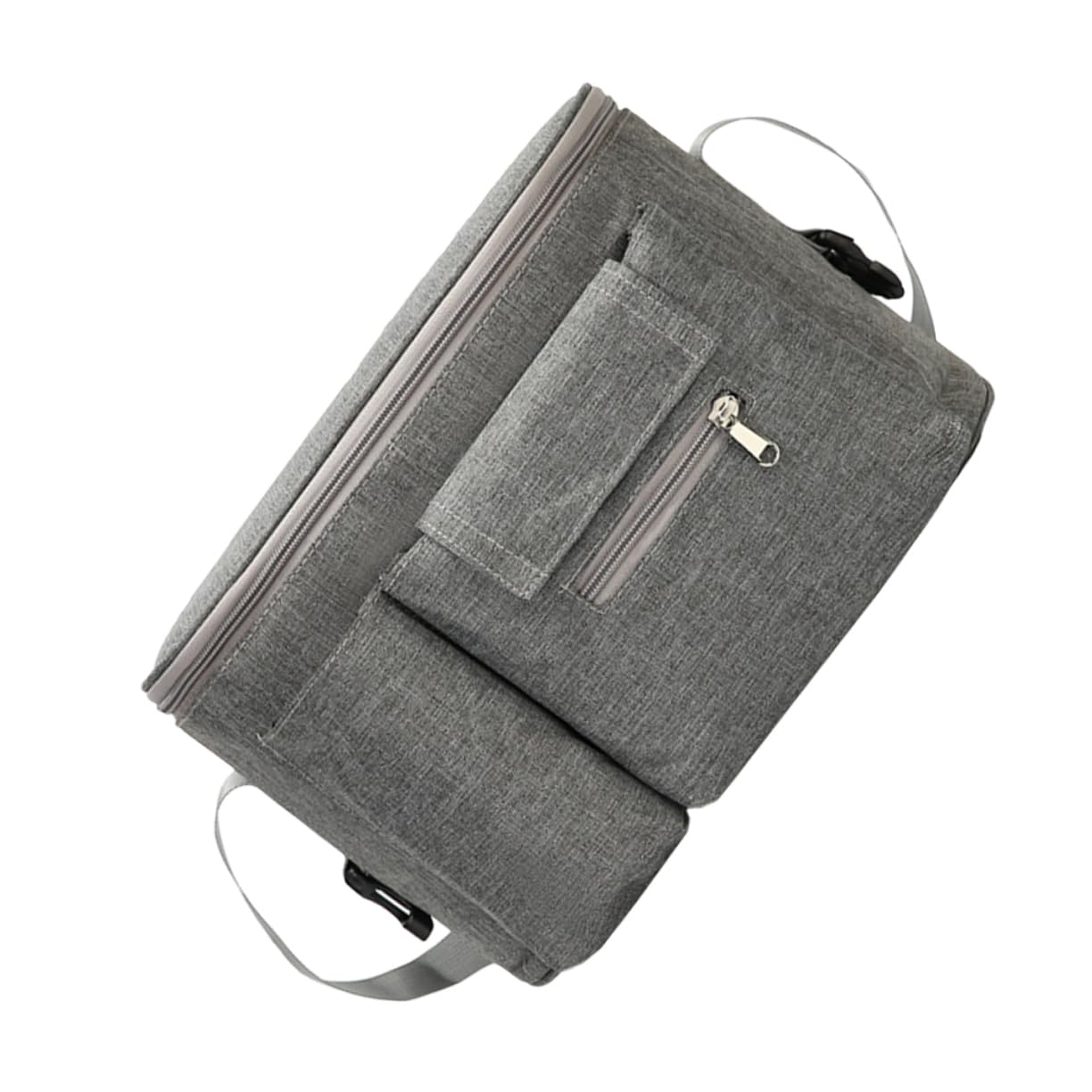 Totority Baby Stroller Organizer - Hanging Diaper Bag with Front Bottle Holder & Tissue Compartment for Baby Supplies | Perfect for Strollers, Car Seats & Travel Accessories