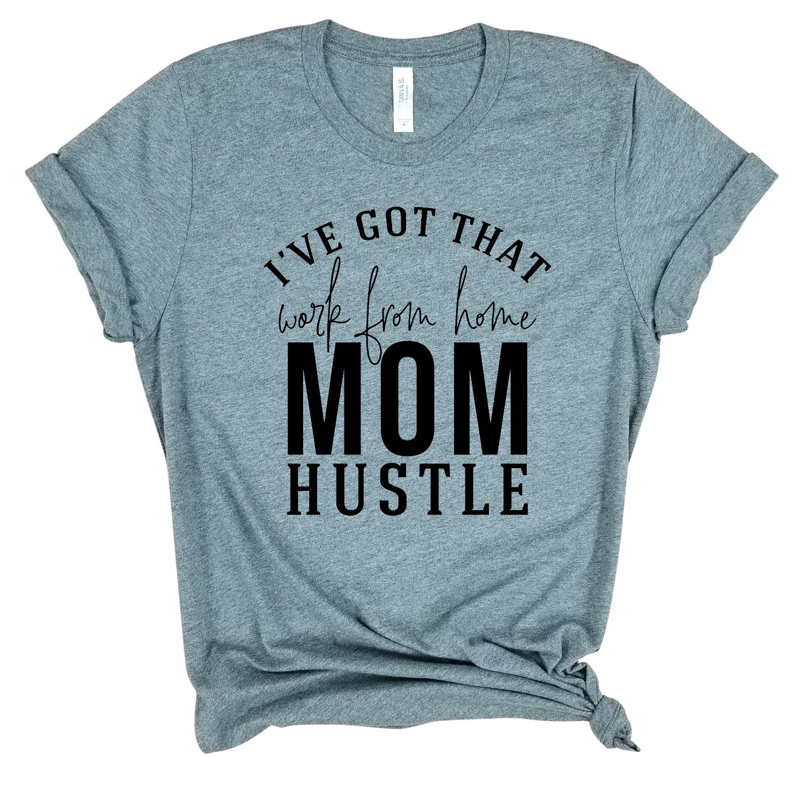 Funny Work From Home Shirt for Moms - WFH, Home Office & Zoom Meeting Tee - Perfect for Remote Work, Homeschooling & Telecommuting Gifts