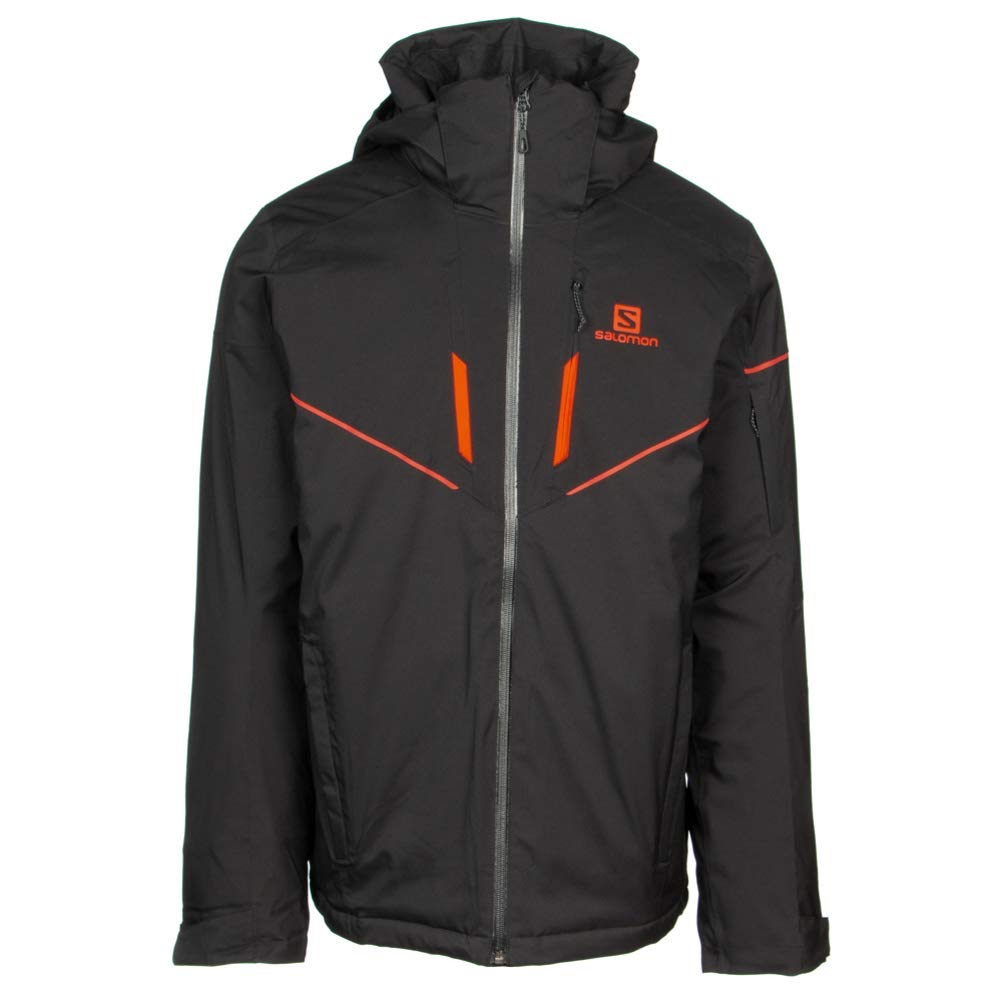 Salomon Men's Stormrace Waterproof Hiking Jacket - Lightweight Windproof Raincoat for Outdoor Adventures & Camping