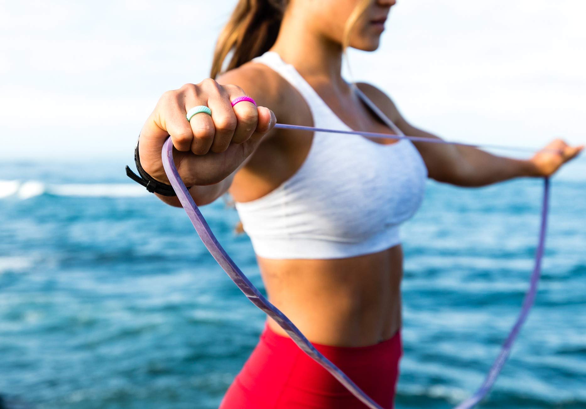 Premium Silicone Wedding Band for Women - Comfortable, Durable Rubber Ring for Fitness, Gym, Running & Active Lifestyle | Perfect Gift for Brides, Athletes & Outdoor Enthusiasts
