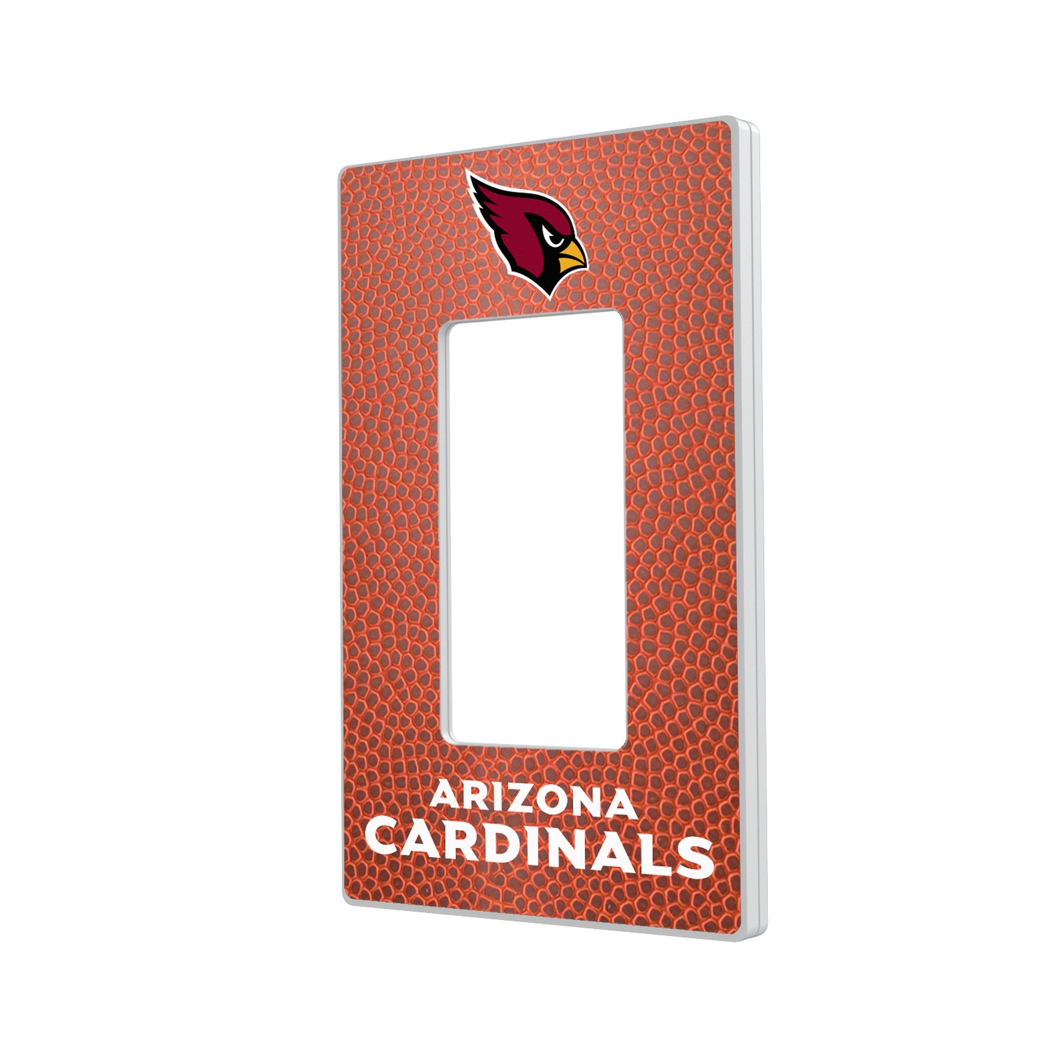 Arizona Cardinals NFL Football Team Themed Hidden Screw Light Switch Plate Cover - Perfect for Bedroom, Living Room, and Game Room Decor
