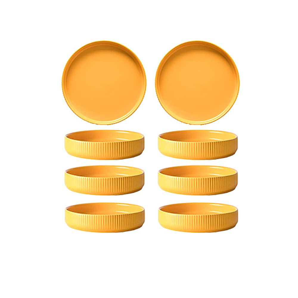 Gaolinci 3.4 Inch Porcelain Side Dish Bowls - Set of 8, Simple Design Multipurpose Serving Bowls for Soy Sauce, Dipping Sauces, Seasonings - Perfect for Sushi, Asian Cuisine, Appetizers & Home Dining