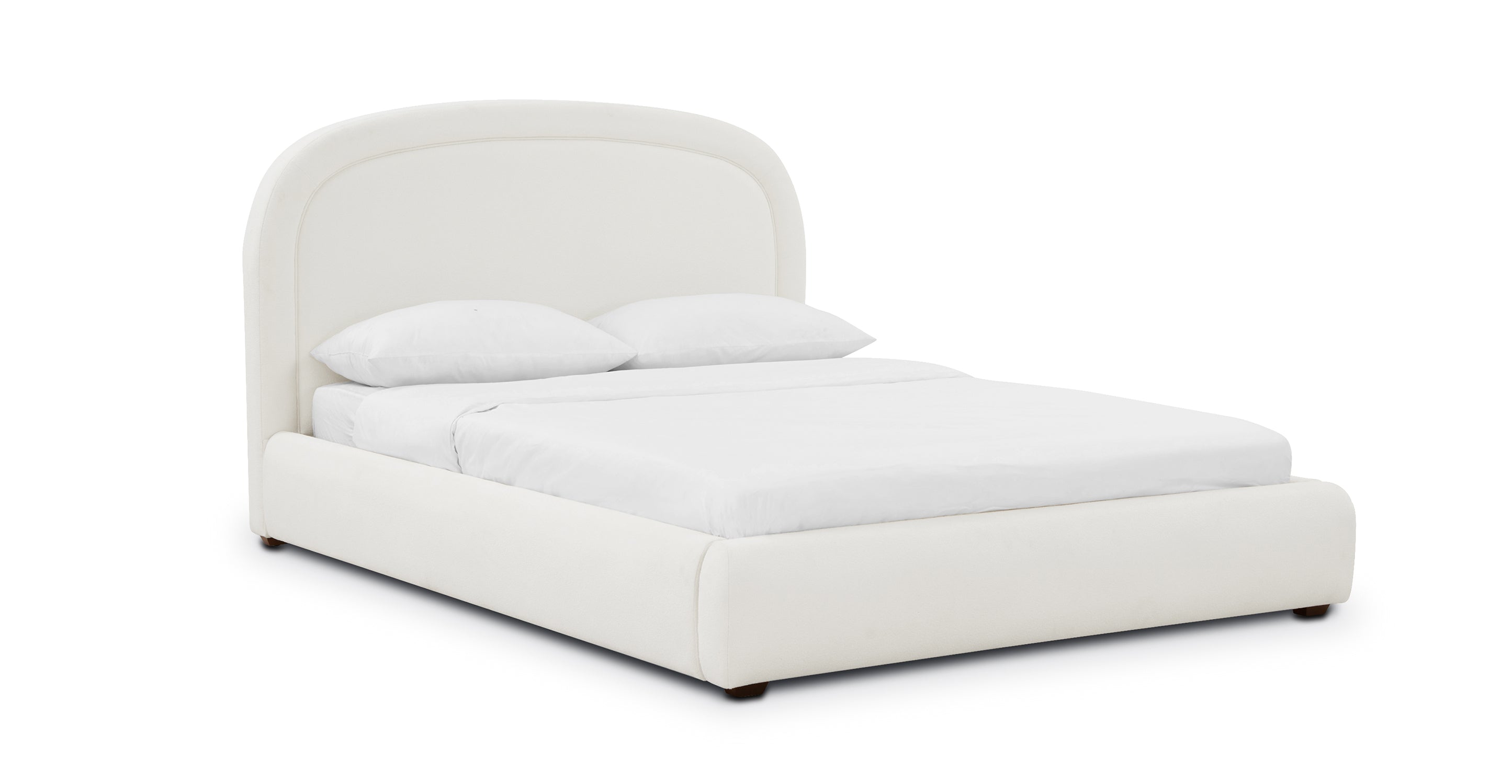 Plato Bed Frame - Queen Size, Sturdy Metal Platform Bed with Wooden Slats, Noise-Free Support, Easy Assembly - Perfect for Modern Bedrooms, Guest Rooms & Dormitories