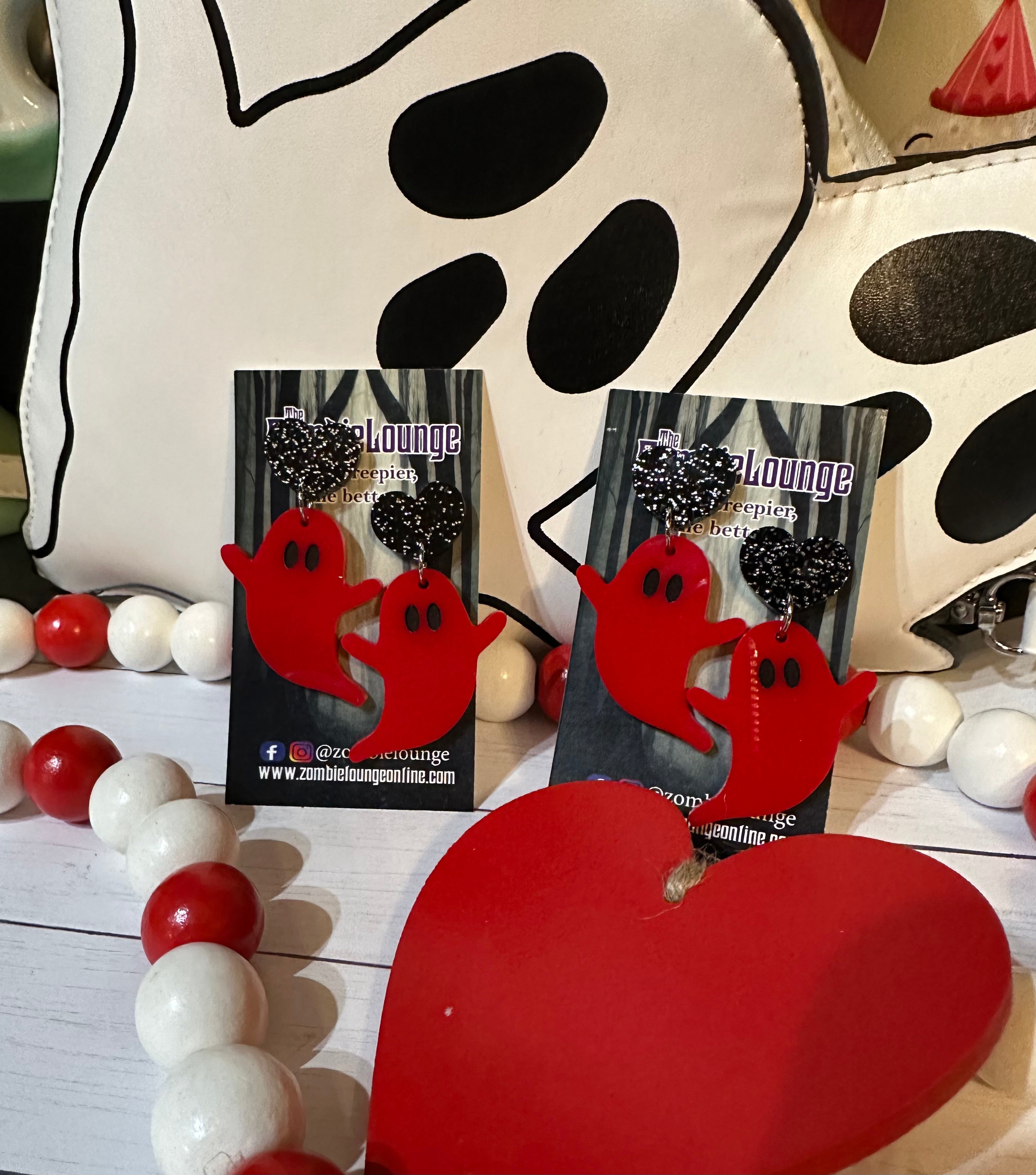 Spooky Halloween Ghost Earrings for Women - Cute & Stylish Accessories for Costume Parties, Trick or Treat, and Festive Celebrations