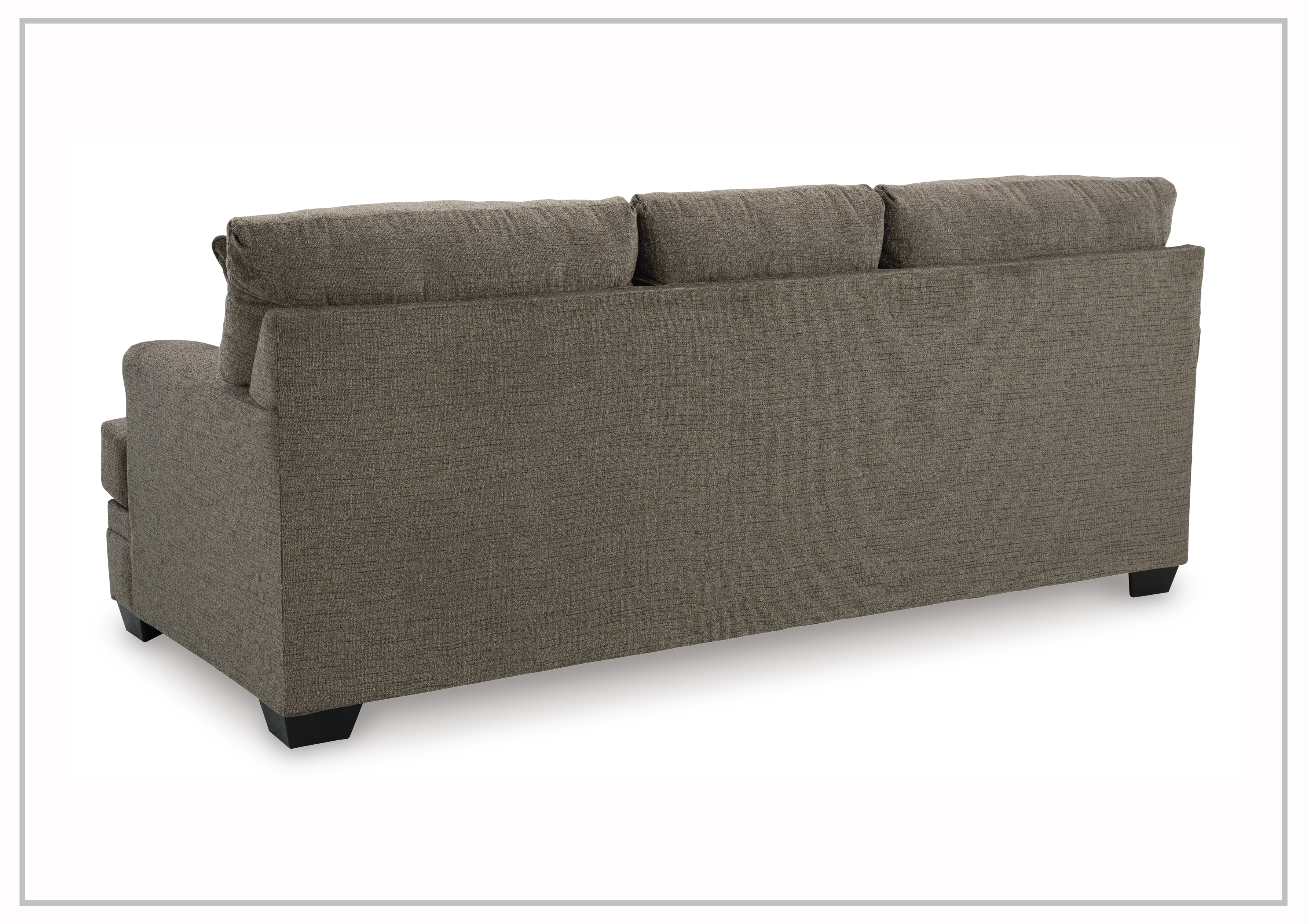 Gio Italia Seabrook 3-Seater Sofa in Taupe - Modern Upholstered Living Room Furniture for Home & Office Comfort