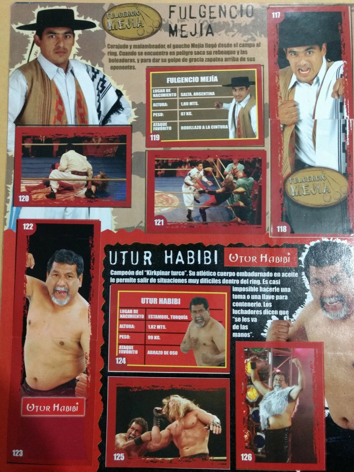 Authentic 100% Lucha Libre Sticker Album - Collectible Mexican Wrestling Stickers from Argentina | Perfect for Scrapbooking, Gift Giving & Fan Collections