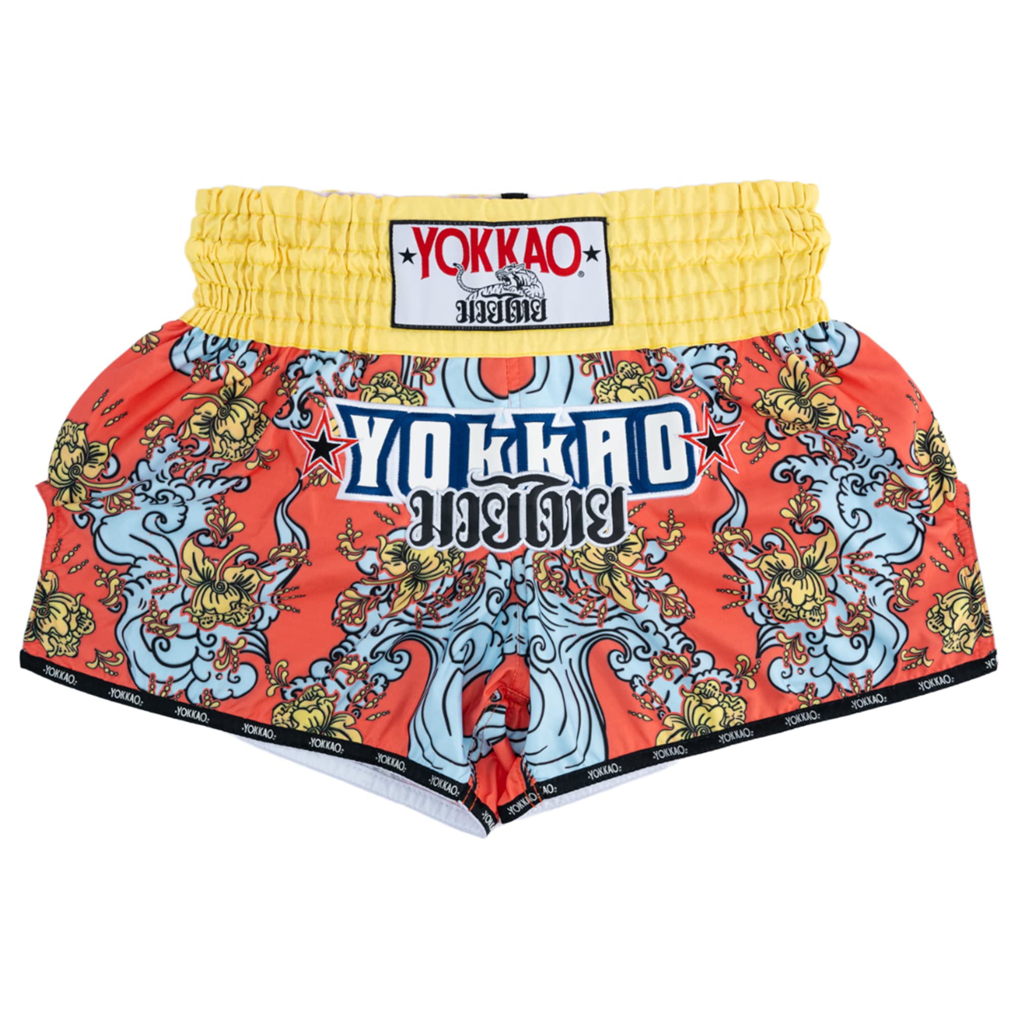 YOKKAO Muay Thai Boxing Shorts for Men & Women - Premium Satin MMA Shorts for Training & Competition | Perfect for Kickboxing, Muay Thai, MMA & Fitness Workouts