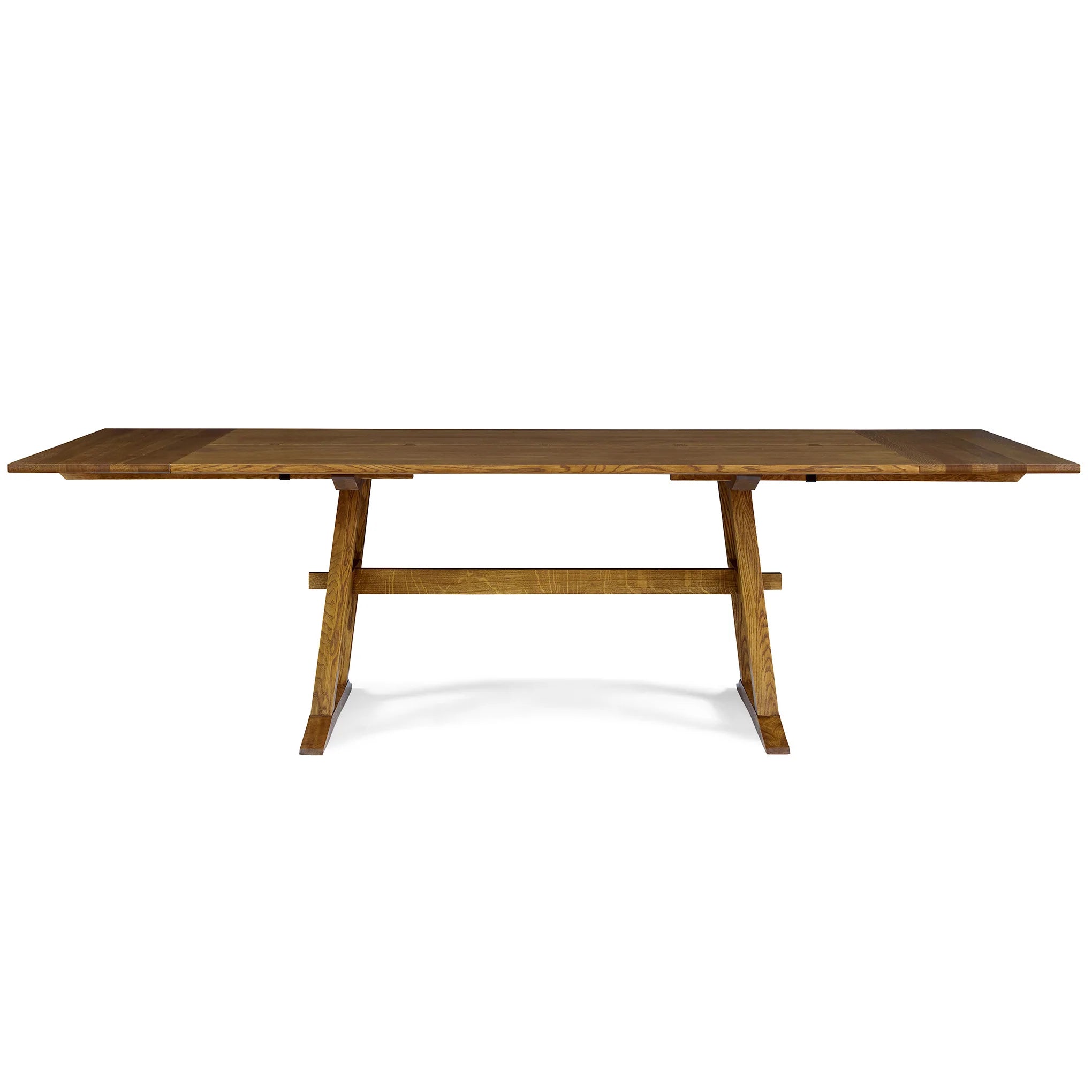 Surrey Hills Solid Wood Trestle Dining Table - Rustic Farmhouse Style for Kitchen, Dining Room & Outdoor Entertaining