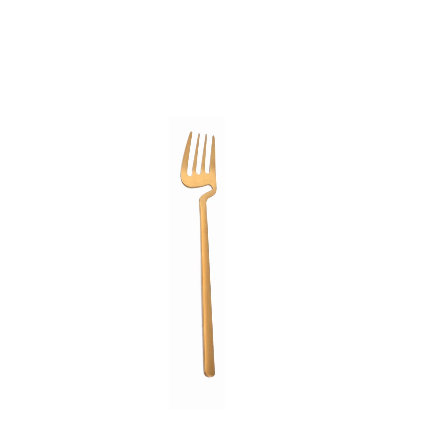 Premium Gugrida 8-Piece Stainless Steel Dessert Forks Set - Elegant Gold Finish, Dishwasher Safe - Perfect for Dinner Parties, Weddings, and Fine Dining