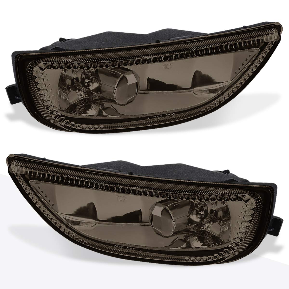 PM PERFORMOTOR Smoked Fog Lights for 01-02 Toyota Corolla - Front Bumper Upgrade