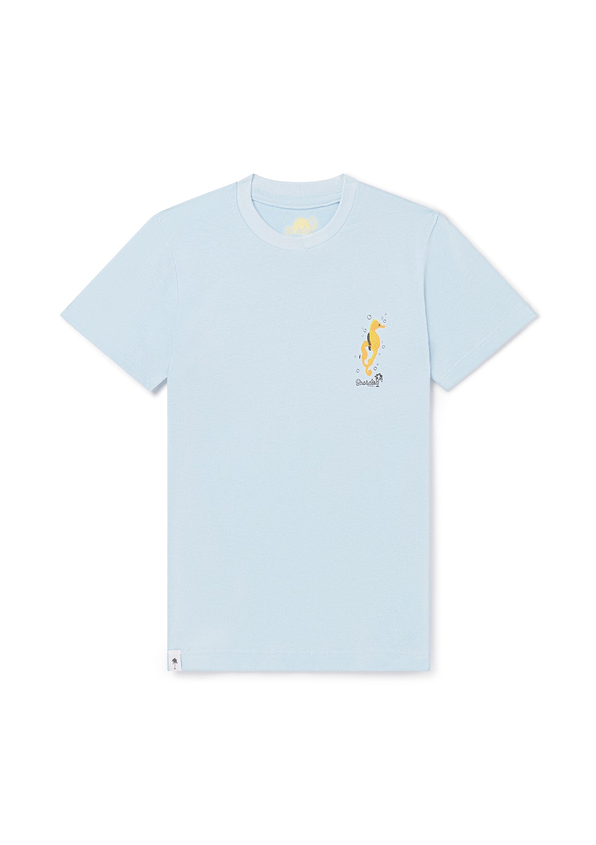 Kids Seahorse Graphic T-Shirt - Soft Cotton Tee for Boys & Girls - Perfect for Beach Trips, Summer Outfits & Casual Wear