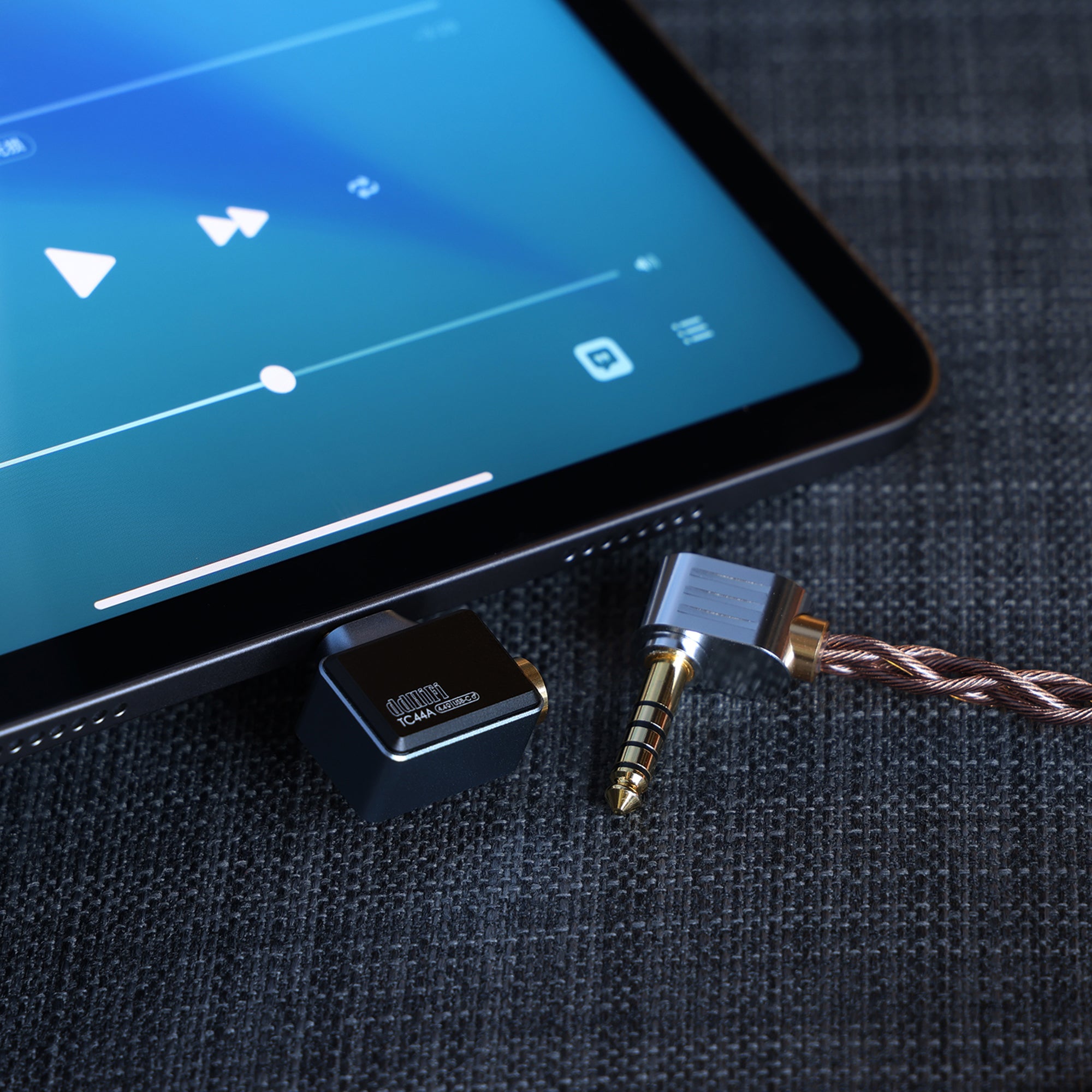 ddHiFi TC44A USB C to 4.4mm Balanced Adapter - High-Quality Audio Connector for Headphones, DACs & Portable Music Players | Perfect for Audiophiles & Music Enthusiasts