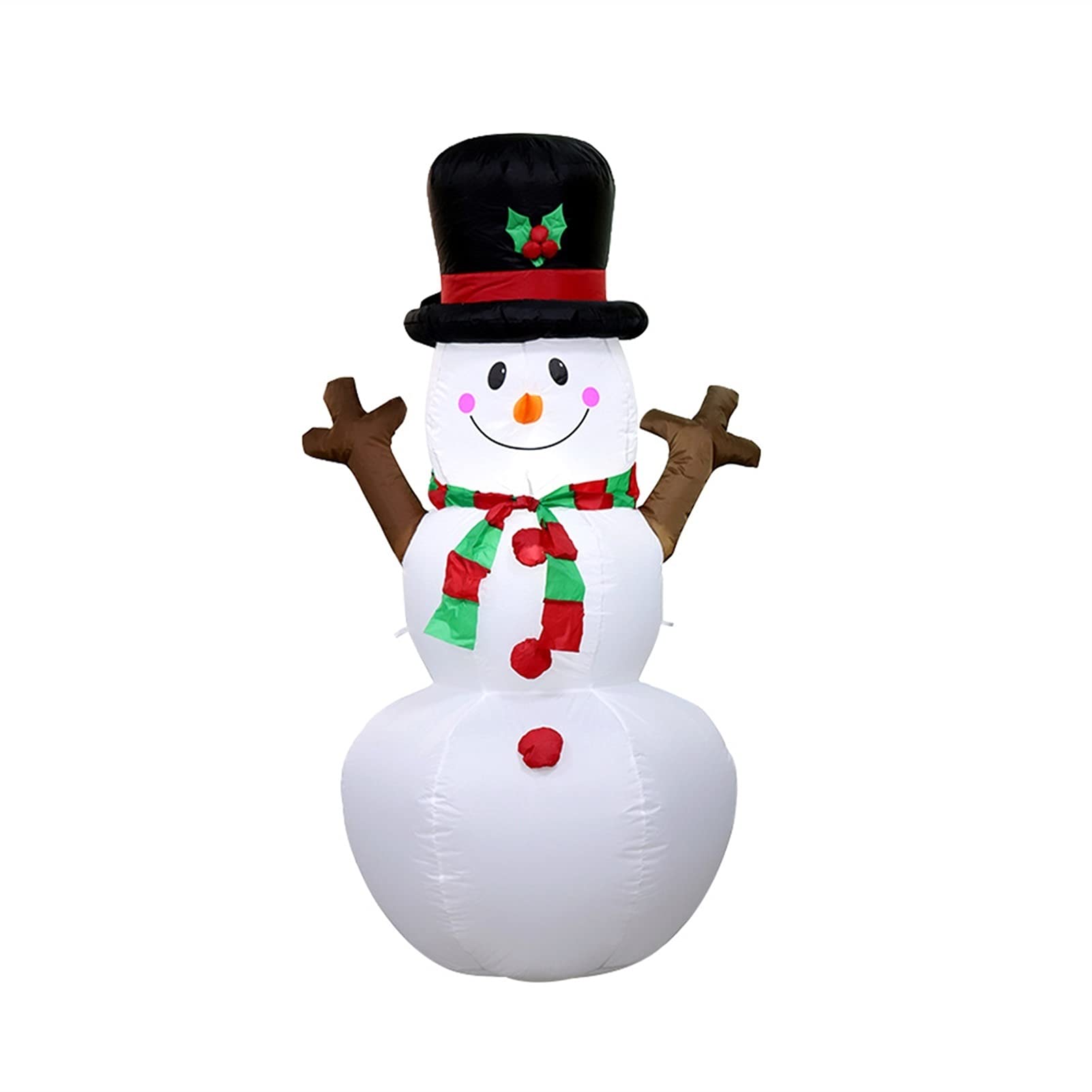 ZCZZZ Inflatable Christmas Decorations - 6ft Santa Claus & Snowman Outdoor Yard Decor with LED Lights for Holiday Party, Xmas, New Year - Perfect for Front Lawn, Garden, and Indoor Festive Decorations