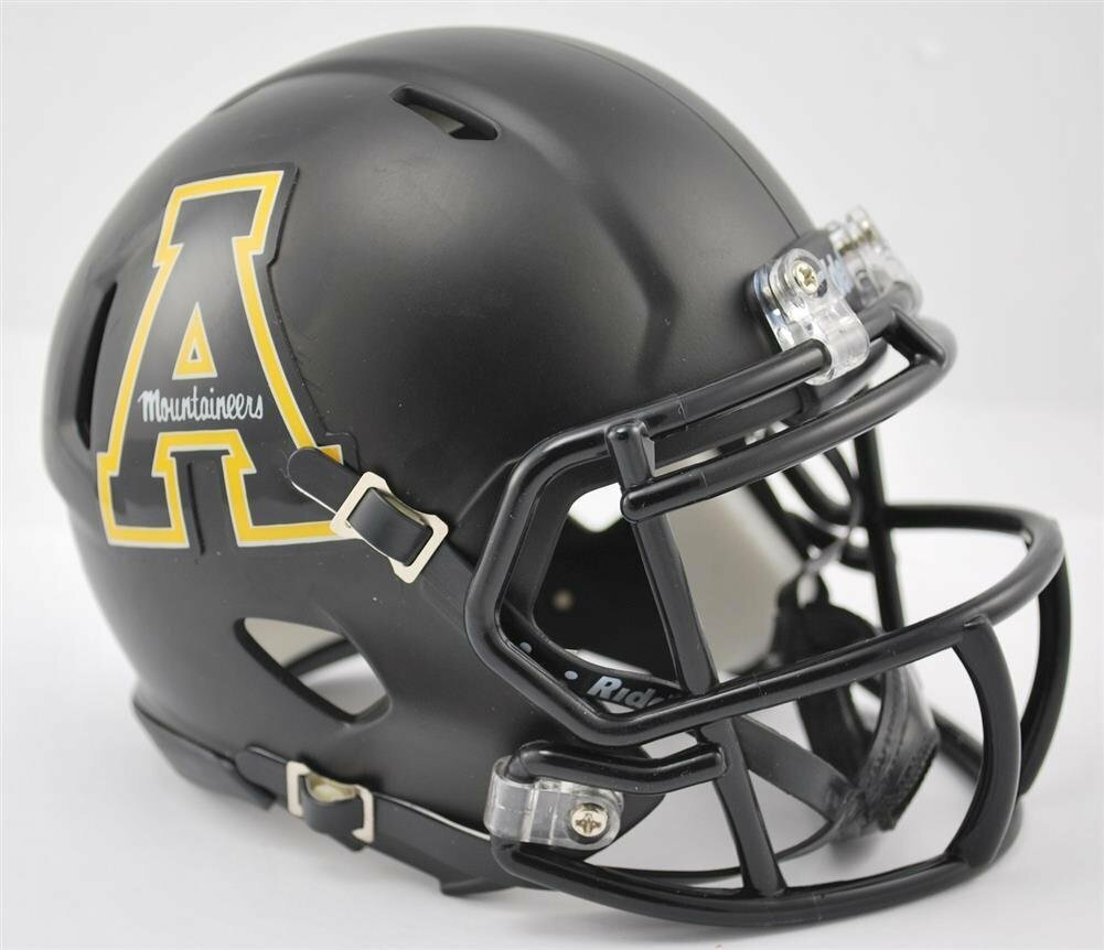 Appalachian State Mountaineers Riddell Speed Mini Helmet - Authentic Replica Football Collectible for Fans, Display & Office Decor