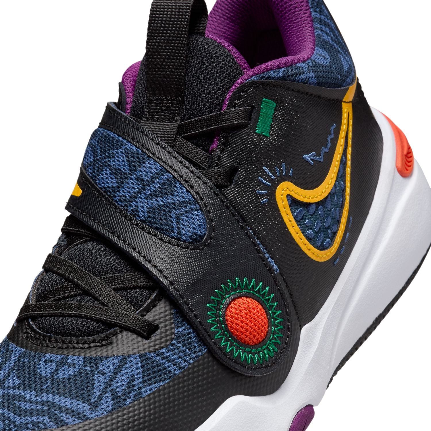 Kids Team Hustle D 11 SE Basketball Shoes 'Mystic Navy' - Lightweight Youth Sneakers for Boys & Girls - Perfect for School, Training & Court Play