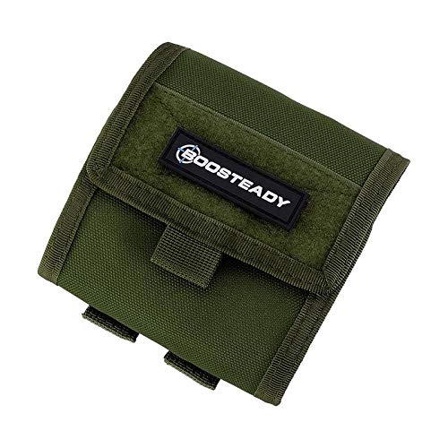 BOOSTEADY Tactical Compact Roll-Up Pouch - Molle Compatible Magazine Dump Pouch Bag for Military, Hunting & Airsoft - Durable Utility Pouch for Ammo Storage & Gear Organization