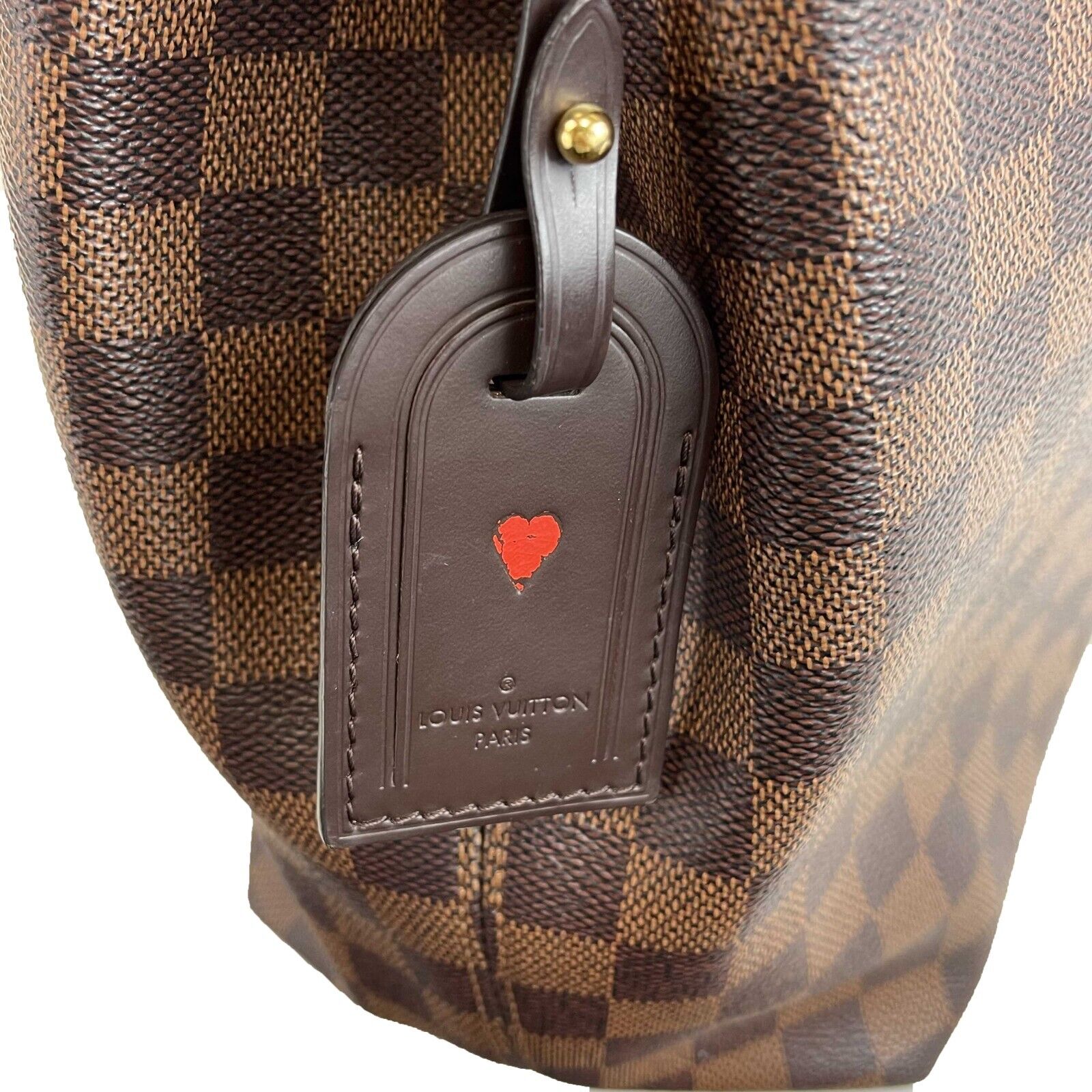 Louis Vuitton Graceful MM Damier Ebene Shoulder Bag in Brown/Tan - Elegant Crossbody Purse for Women, Perfect for Work, Travel & Everyday Use