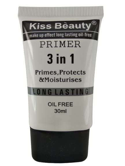 URJUWANI KISS BEAUTY 3-in-1 Primer Moisturizer & Makeup Base - 30ml Hydrating Face Cream for Smooth Skin - Perfect for Daily Makeup Routine & Flawless Foundation Application