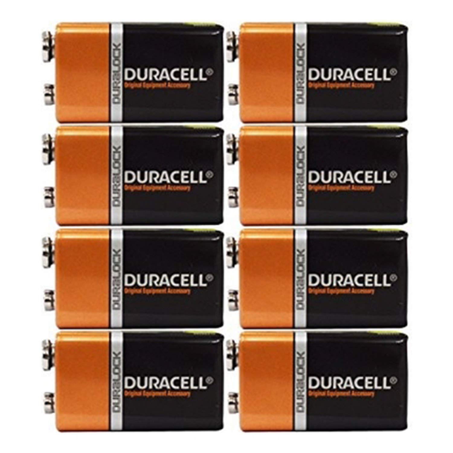 Duracell Coppertop 9V Batteries - 8 Pack | Long-Lasting Power for Smoke Detectors, Toys & Electronics | High-Performance Alkaline Batteries for Home & Office Use