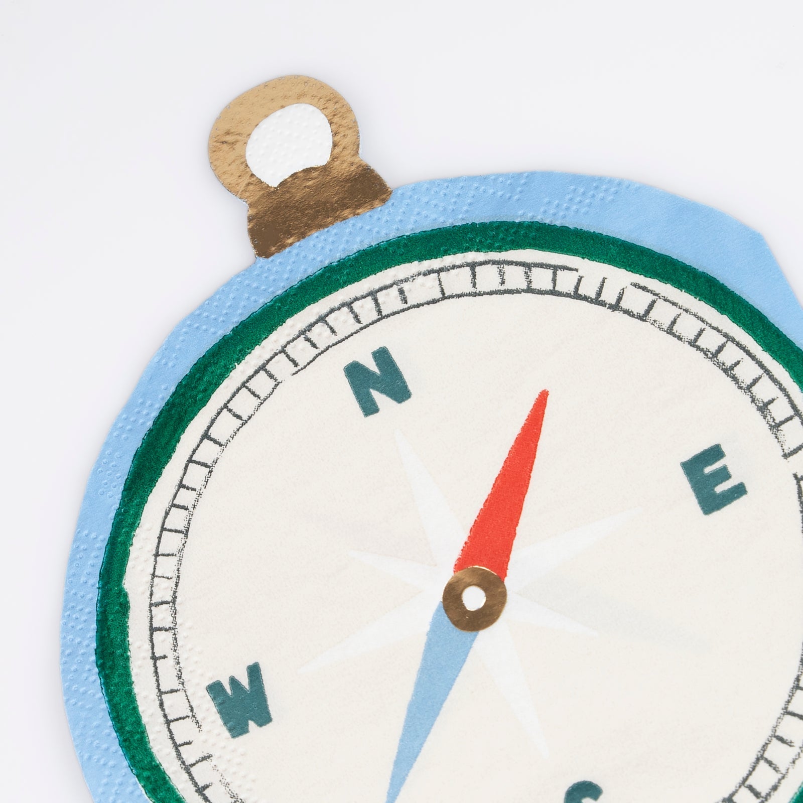 Premium Camping Compass Design Paper Napkins - Perfect for Outdoor Adventures, Picnics, and Hiking Trips