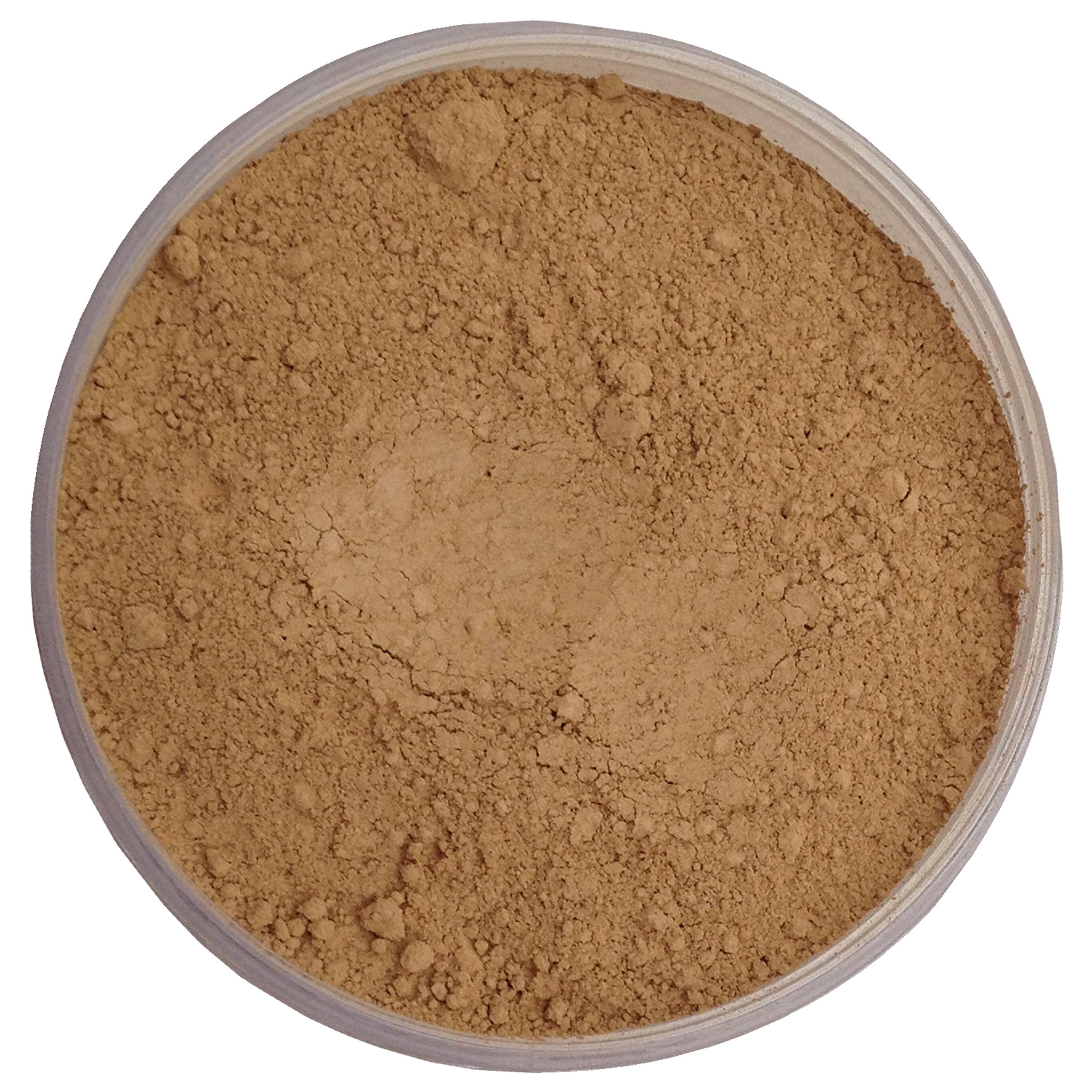 SUNNY SAFFRON Mineral Foundation 9g - Full Coverage Makeup for Acne, Rosacea & Redness - Natural Finish with Soft Glow | Perfect for Daily Wear & Sensitive Skin Care Routine