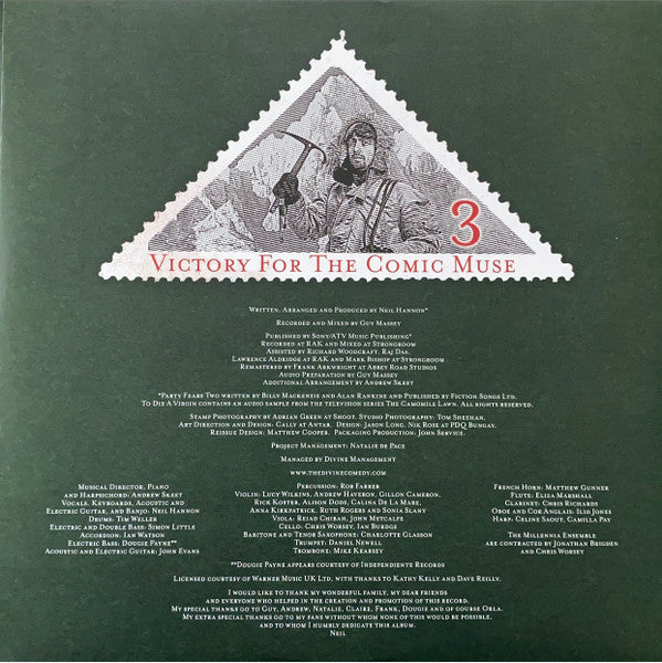 The Divine Comedy - Victory For The Comic Muse LP Album (Remastered, Near Mint Condition) - Perfect for Vinyl Collectors & Music Enthusiasts