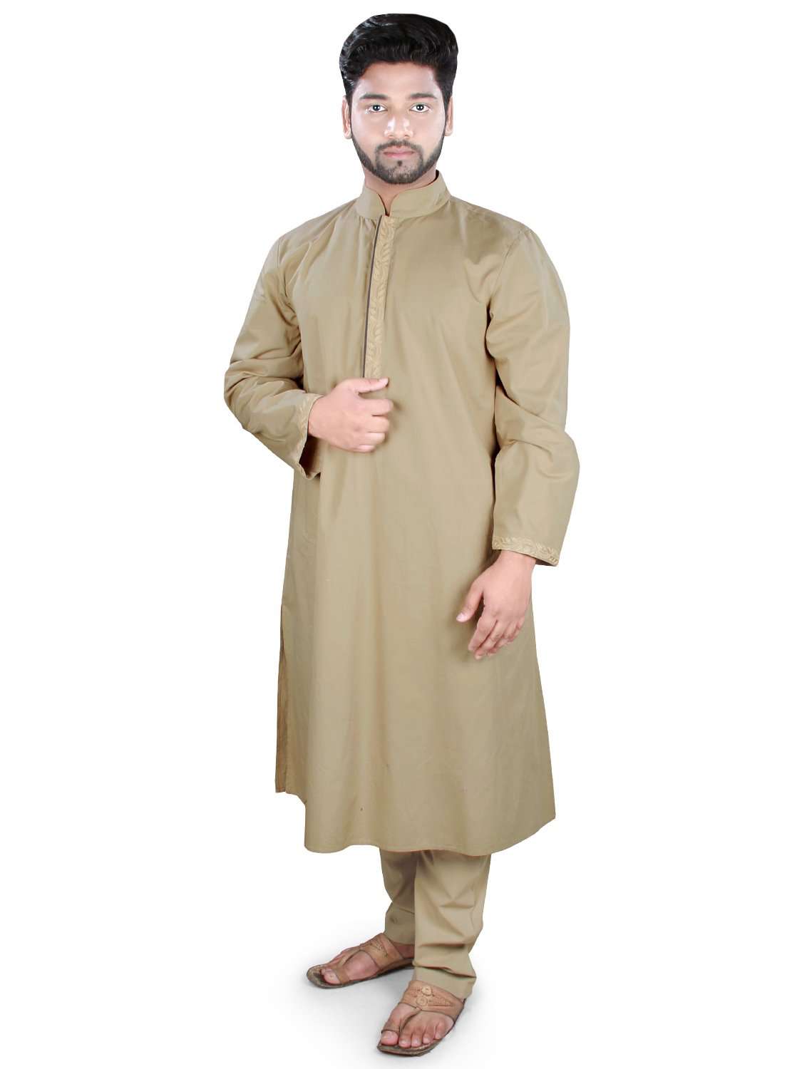 Zain Kurta Pajama Set for Men - Comfortable Cotton Sleepwear & Lounge Wear - Perfect for Home Relaxation, Sleepovers and Cultural Events