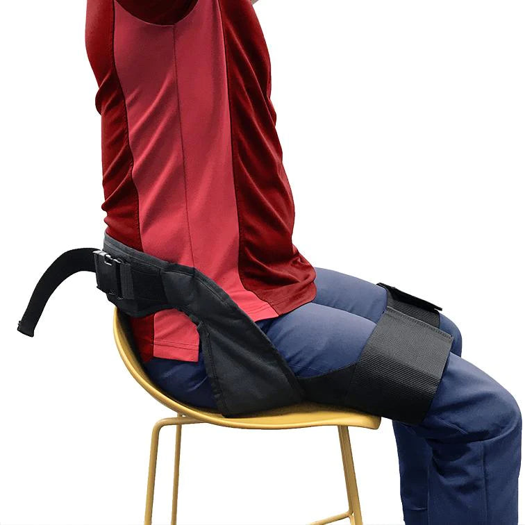 Basic Transfer Belt with Thigh Strap - Adjustable Patient Lifting Sling for Elderly & Disabled Care - Home & Hospital Mobility Aid