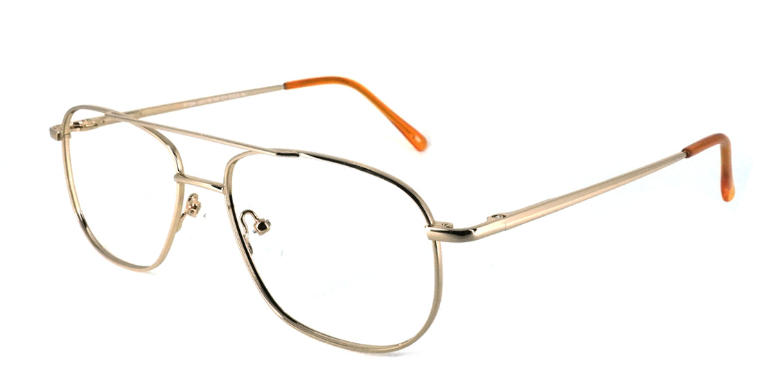 Stylish Metal Eyeglasses S7284 - Lightweight Durable Frame for Men & Women - Perfect for Reading, Driving & Everyday Use