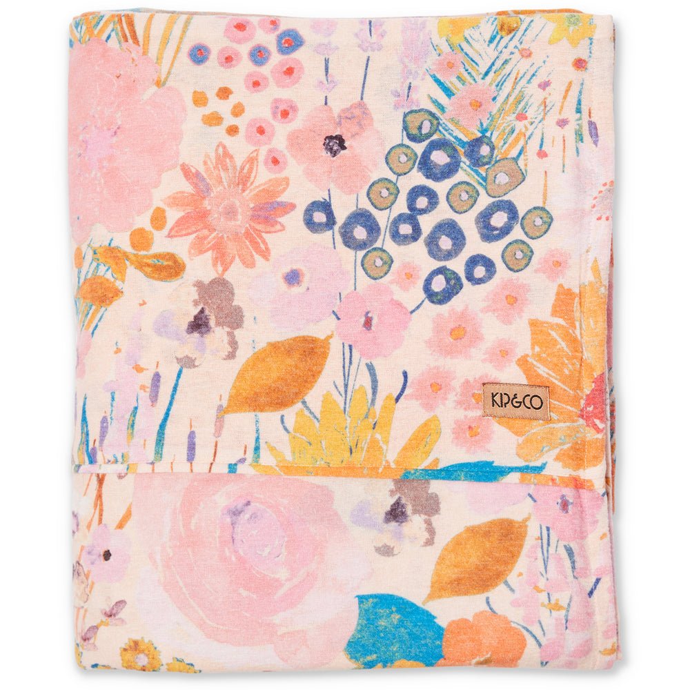 Field of Dreams Pink Flannel Flat Sheet - Soft & Cozy Bedding for Winter - Perfect for Cold Nights & Cozy Bedrooms