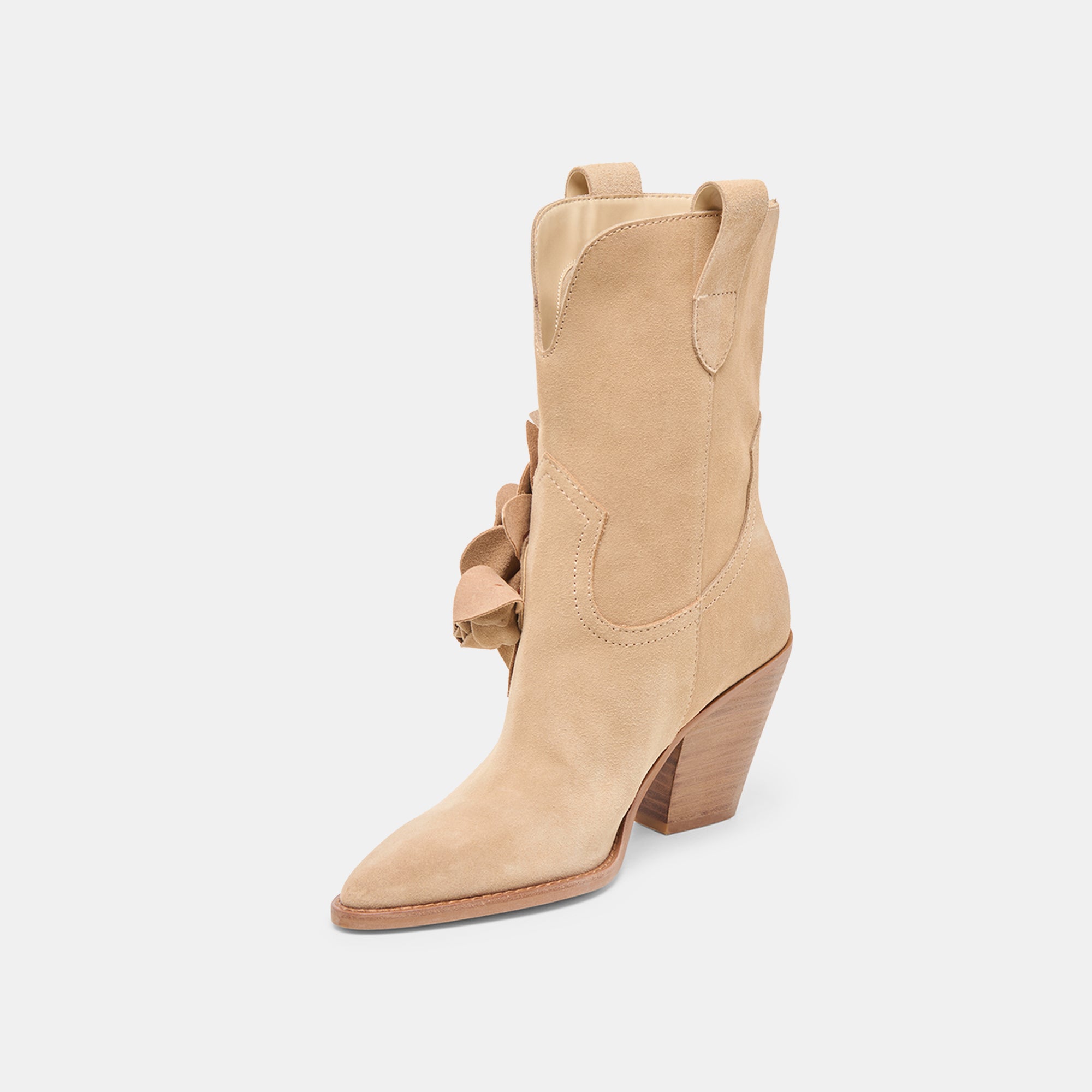JAKEL BOOTS Camel Suede Leather Ankle Boots for Women - Stylish & Comfortable Fall & Winter Footwear for Casual Outfits & Outdoor Activities
