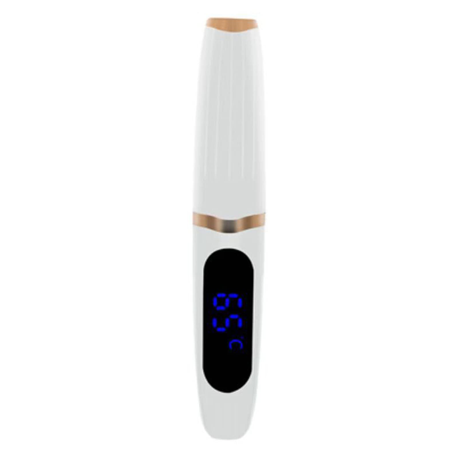 Portable USB Heated Eyelash Curler with LED Display - 10 Second Quick Heating, 3 Adjustable Temperature Settings for Perfect Curls - Ideal for Travel, Home Use & Professional Makeup Application
