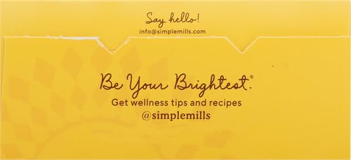 Simple Mills Organic Seed Crackers, Garlic & Herb - Gluten Free, Vegan, Healthy Snacks, Paleo Friendly, 4.25oz (Pack of 1) | Perfect for On-the-Go, Lunchboxes & Keto Diet