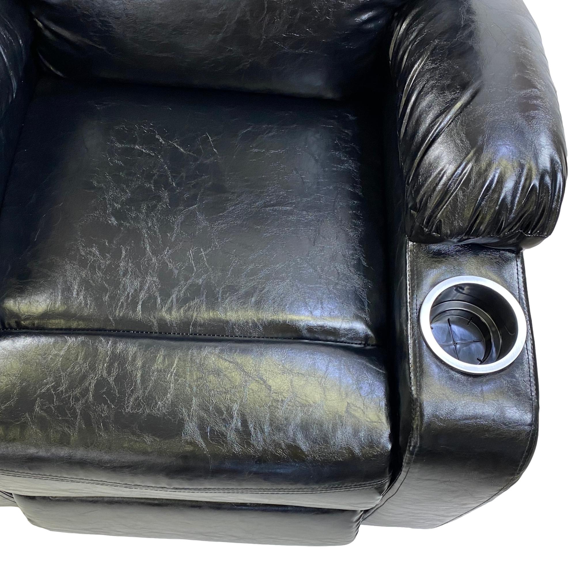 Premium 710 Gaming Theater Recliner Chair - Black | Ergonomic Design for Ultimate Comfort | Perfect for Home Theater, Gaming & Relaxation