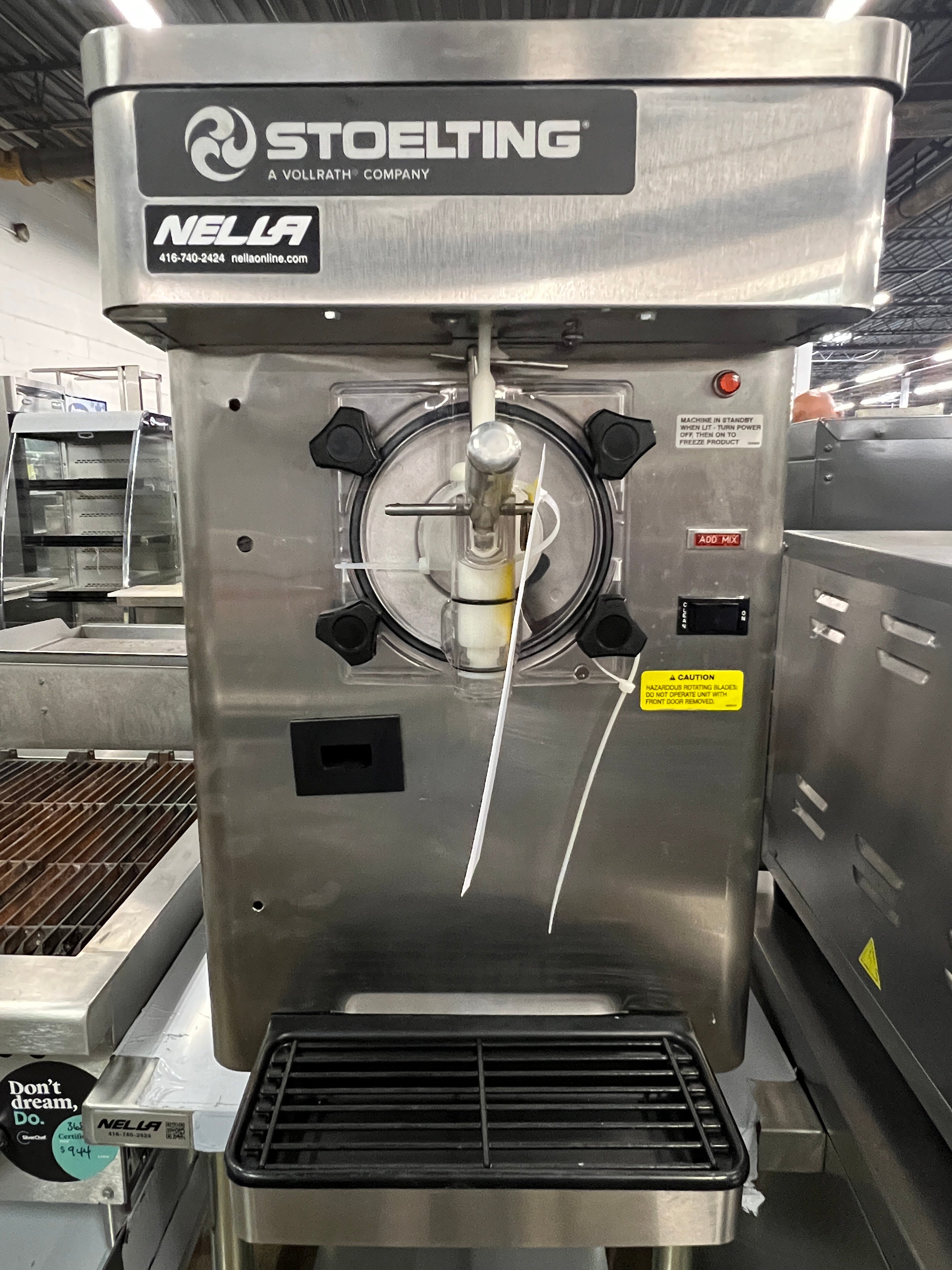 Vollrath Stoelting E112 37 Countertop Shake & Slush Dispenser Machine - 115V 60Hz 1 Phase - Perfect for Restaurants, Cafes & Convenience Stores