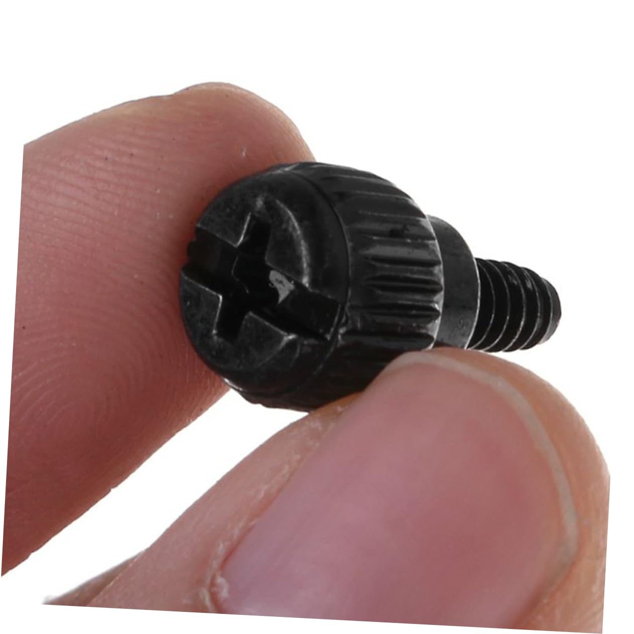 Jojofuny 100pcs Black Oxidation-Resistant Computer Case Thumbscrews - Chassis Screw Replacement Kit for PC Builds & Upgrades | Perfect for DIY Computer Assembly, Maintenance, and Hardware Repairs