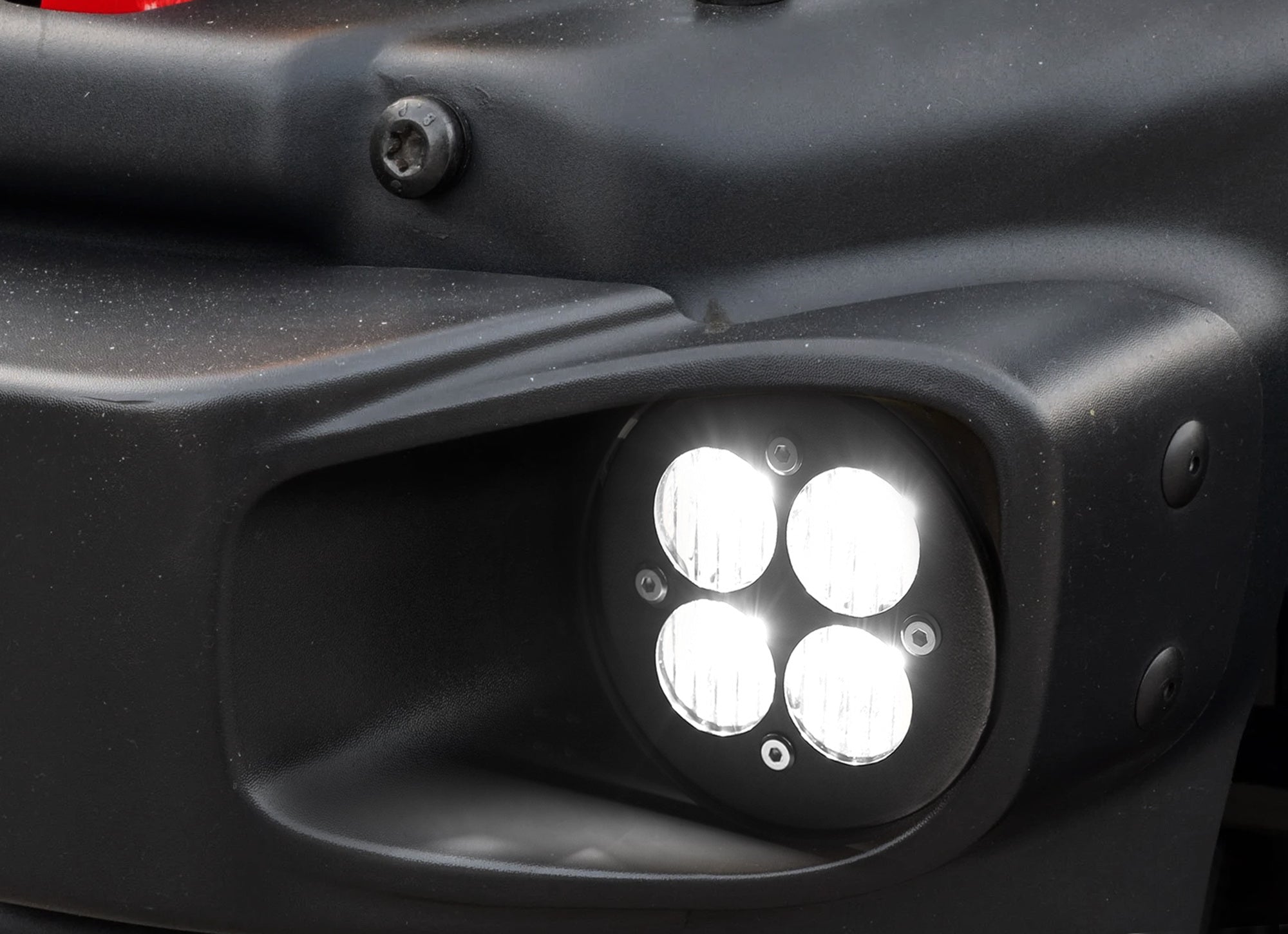 24W LED Wide Angle Flood Beam Fog Light Kit with Clear Lens for Jeep Dodge - Perfect for Off-Roading, Night Driving & Adverse Weather Conditions