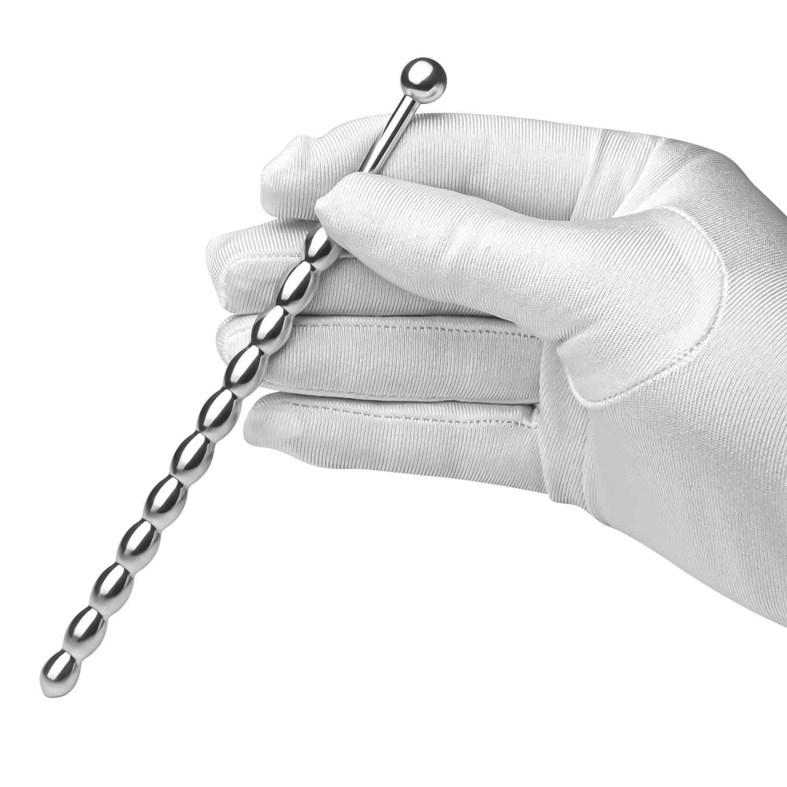 Premium Stainless Steel Urethral Sounds with Multi-Bead Design - Urethral Stimulation & Dilatation Toy for Men - Enhance Pleasure & Stretching - Perfect for Solo Play, BDSM, and Sensual Exploration