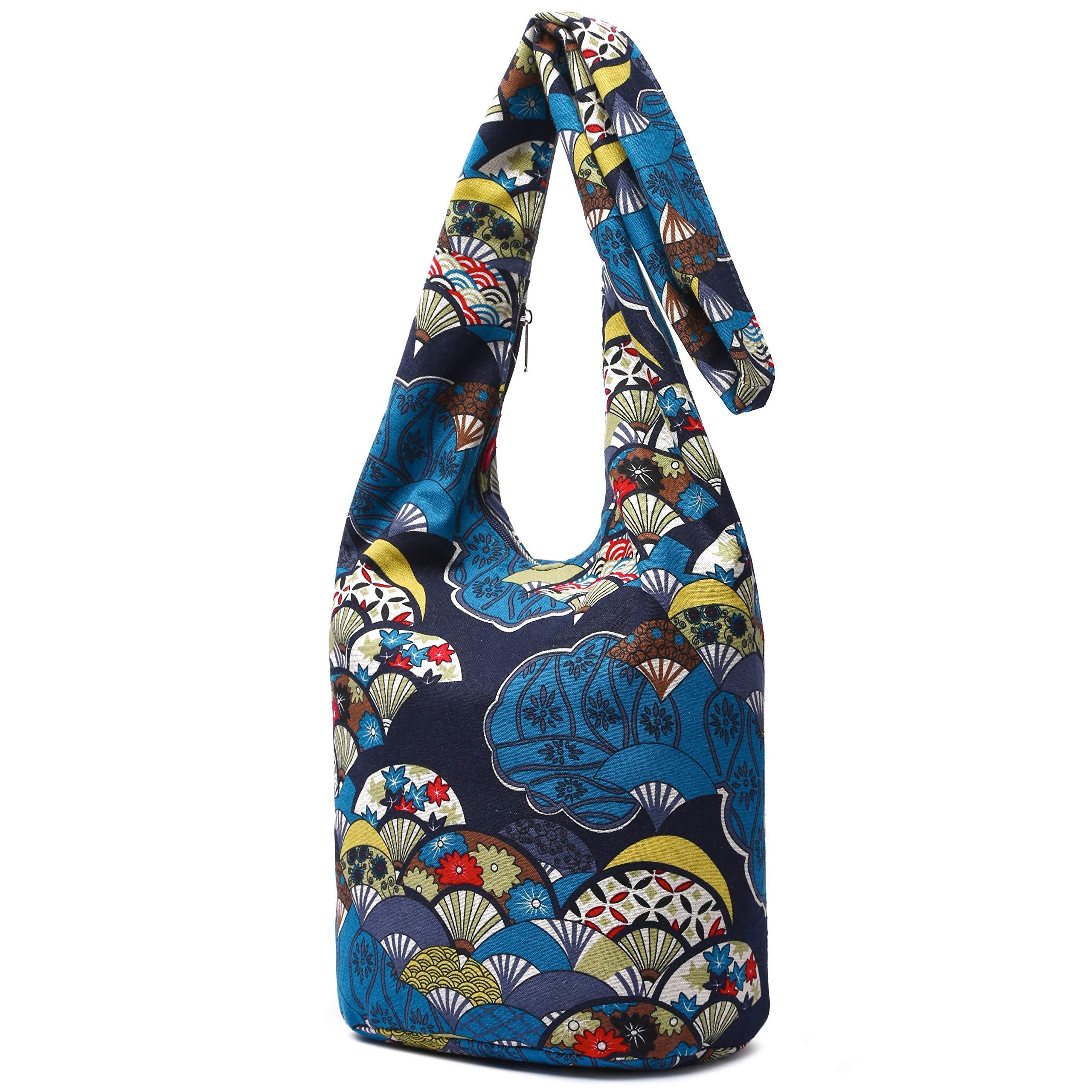 Stylish Women's Bohemian Crossbody Bag - Fashionable Canvas Shoulder Handbag with Animal Print for Everyday Use, Travel & Casual Outings