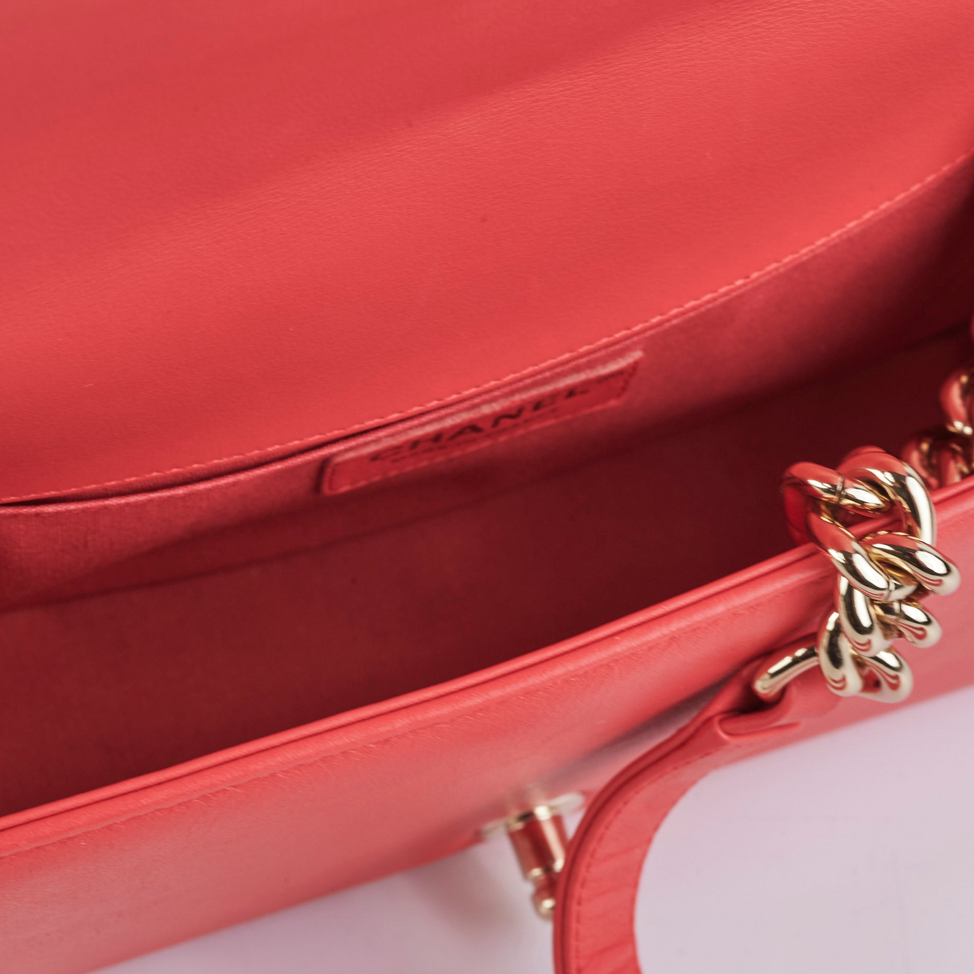 Chanel Old Medium Boy Bag in Coral Pink - Luxury Crossbody Handbag for Women, Perfect for Parties & Date Nights