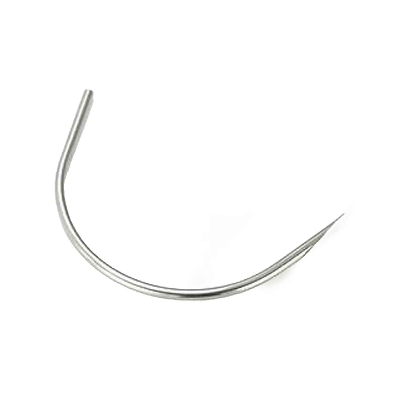 Sterilized Curved Piercing Needles - Professional Body Jewelry Kit (50 Count) - Perfect for Ear, Nose, Belly Button & Eyebrow Piercing at Home or Salon