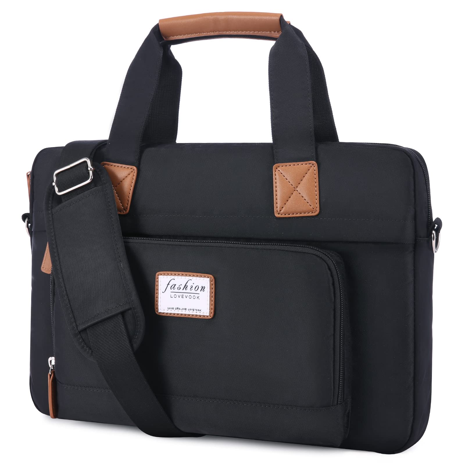 LOVEVOOK 15.6 Inch Laptop Bag for Women - Lightweight Cute Computer Briefcase, Stylish Shoulder Bag for Work, School, Travel, and Everyday Commute