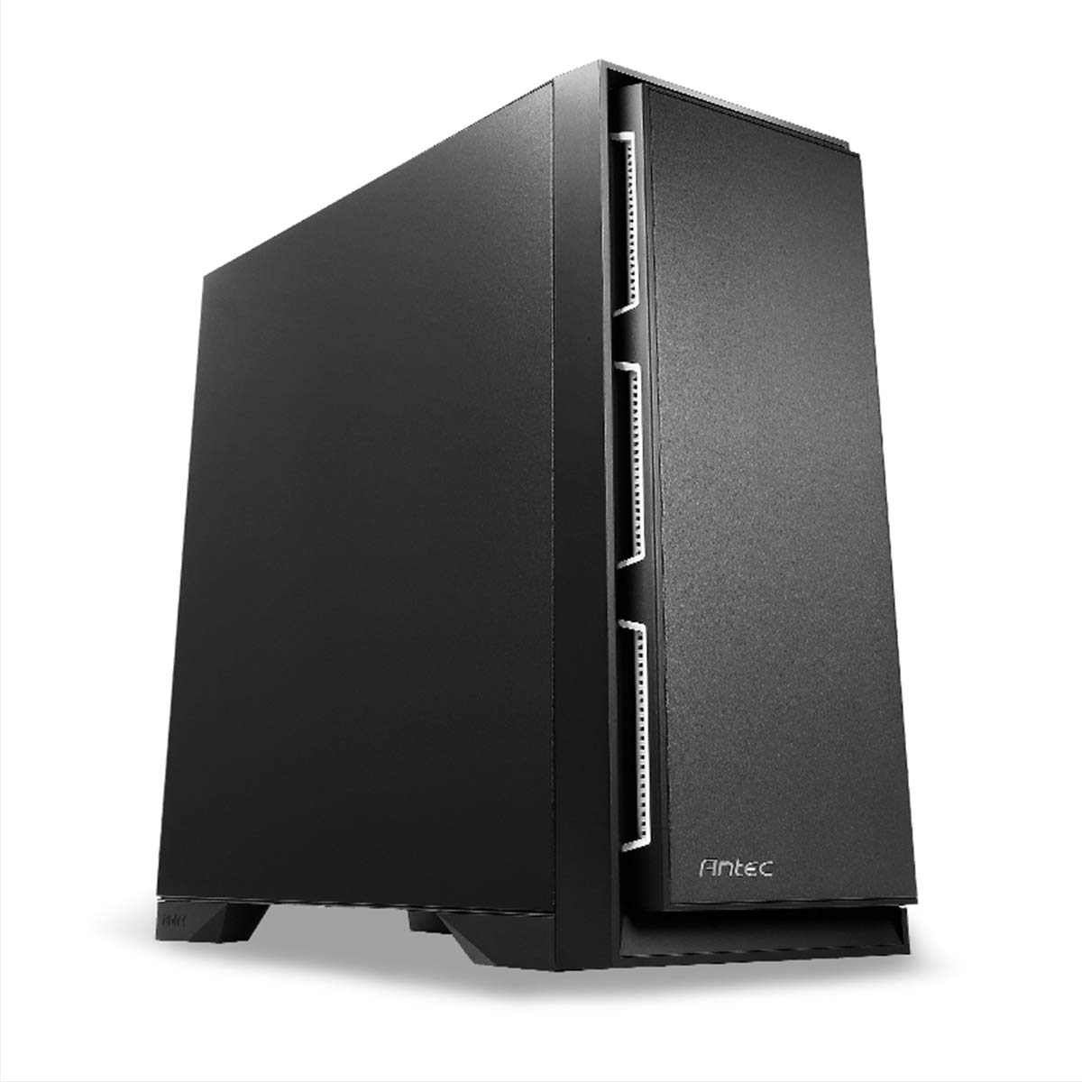 Antec P101 Silent Mid-Tower PC Case - Soundproof Computer Chassis with 4 Pre-Installed 120/140mm Fans & Noise-Dampening Panels | Perfect for Gaming Rigs, Workstations & Quiet Home Office Setups