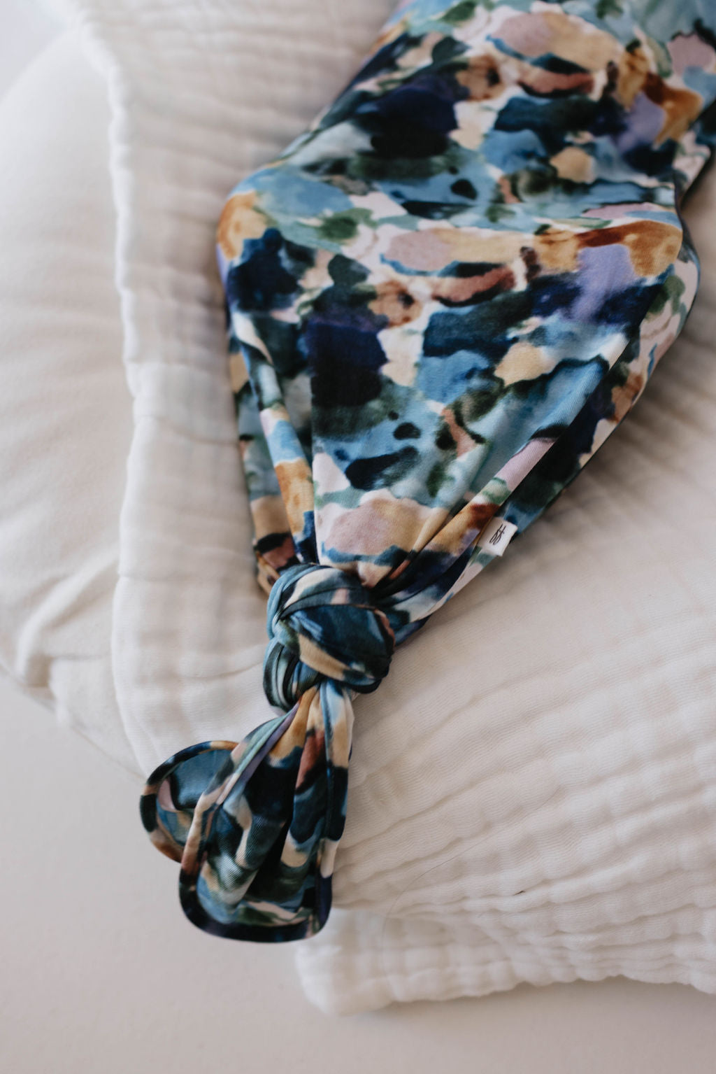 Bamboo Knotted Gown with Charli Print - Soft & Comfortable Women's Lounge Robe for Spa, Yoga and Relaxation at Home