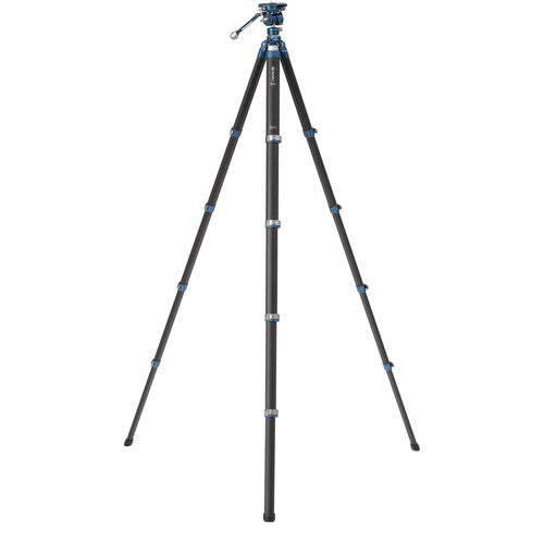 Benro CyanBird CF 2 Series Carbon Fiber Tripod with FS20PROC501 Hybrid Head - 5-Section Professional Camera Tripod for Photography & Videography - Perfect for Travel, Outdoor Shoots and Studio Work