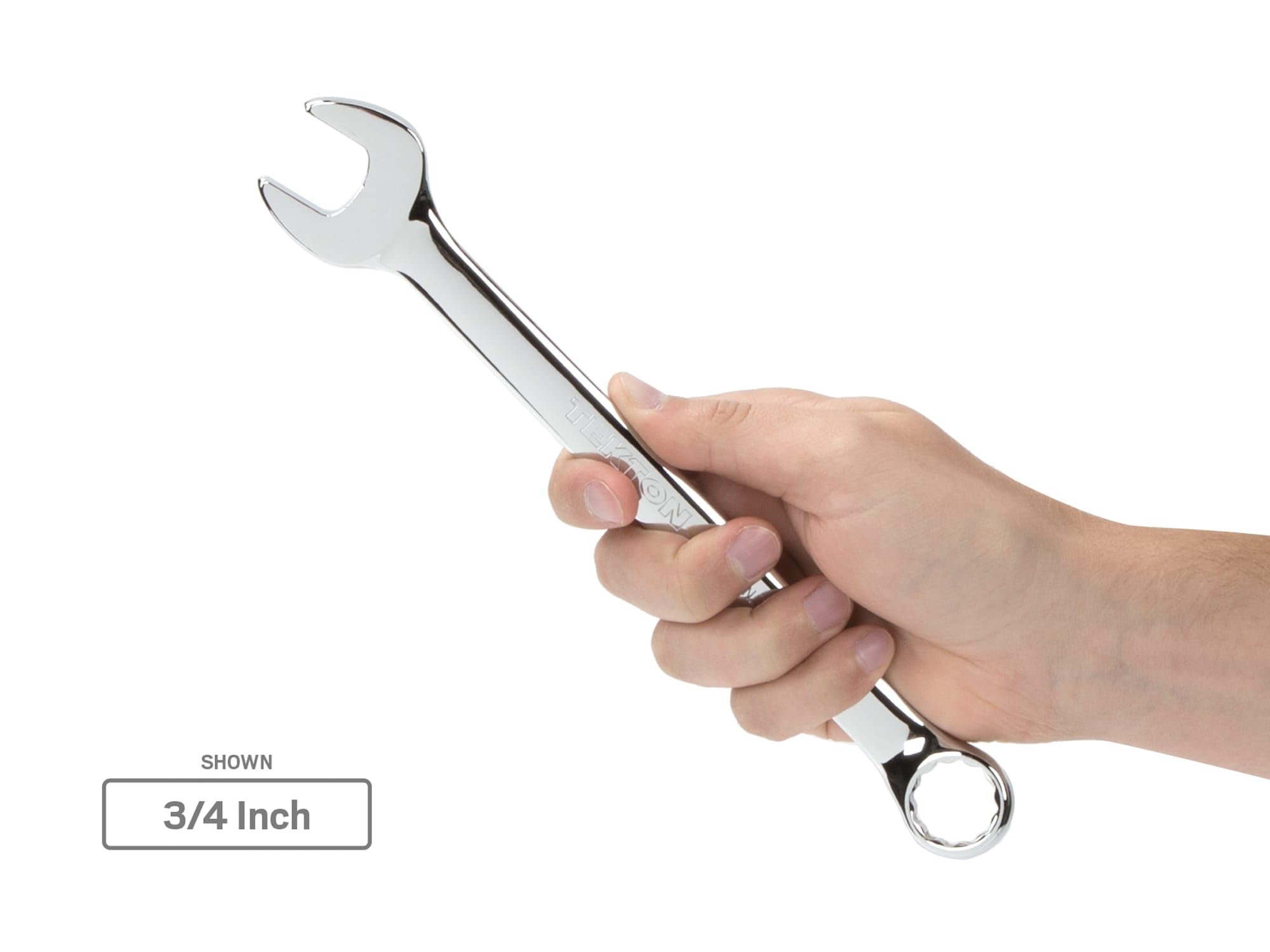 TEKTON 19-Piece Combination Wrench Set with Storage Rack (1/4-1-1/4 Inch) - WCB91102 | Perfect for Automotive Repair, Home Improvement & DIY Projects